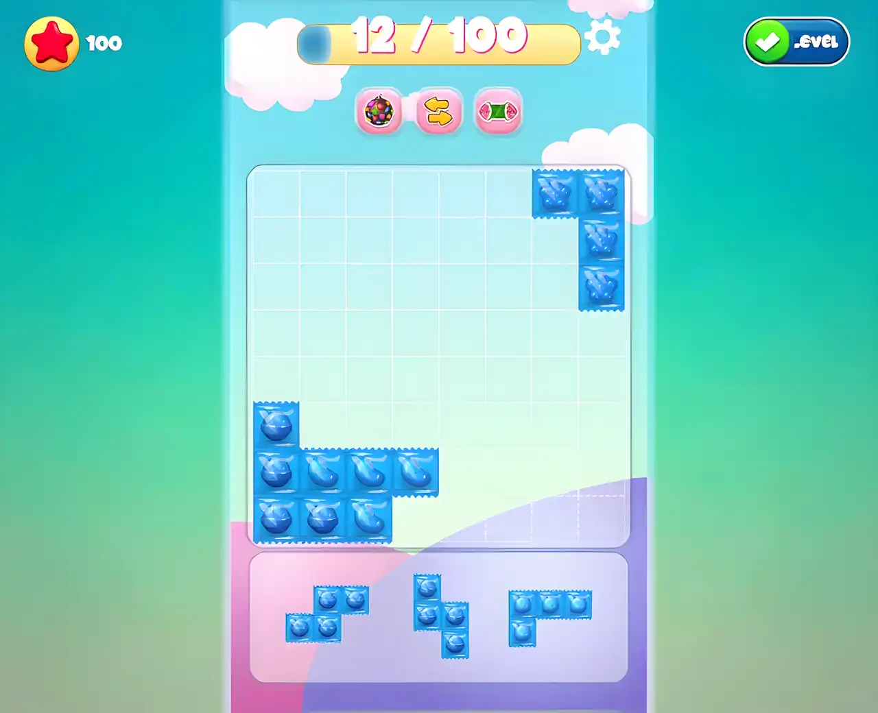 Tastetris糖果块拼图