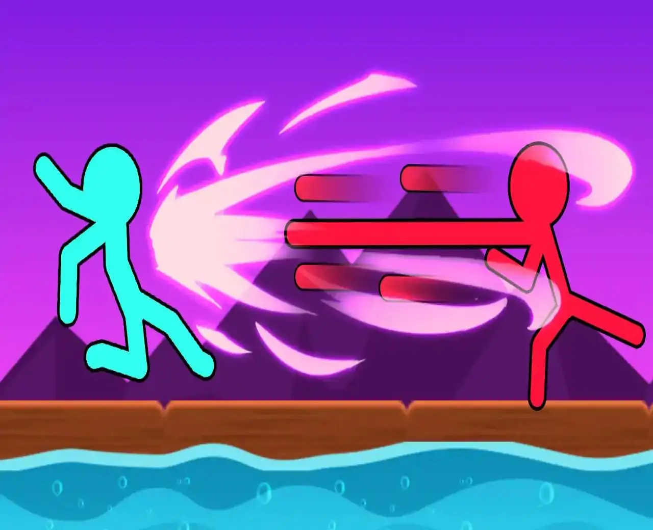 双人决斗火柴人