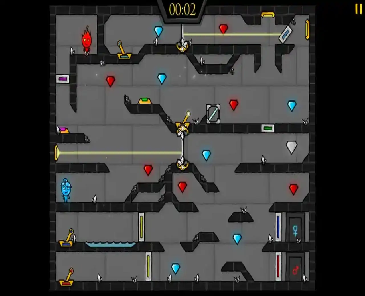 森林冰火人：水晶神庙