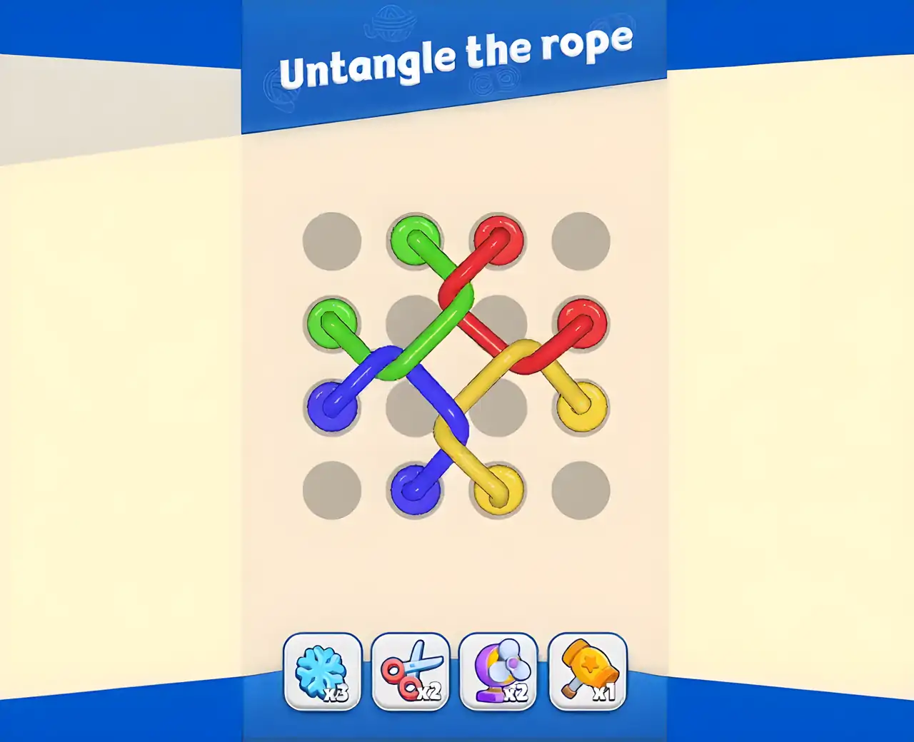 缠结3D：解开绳子