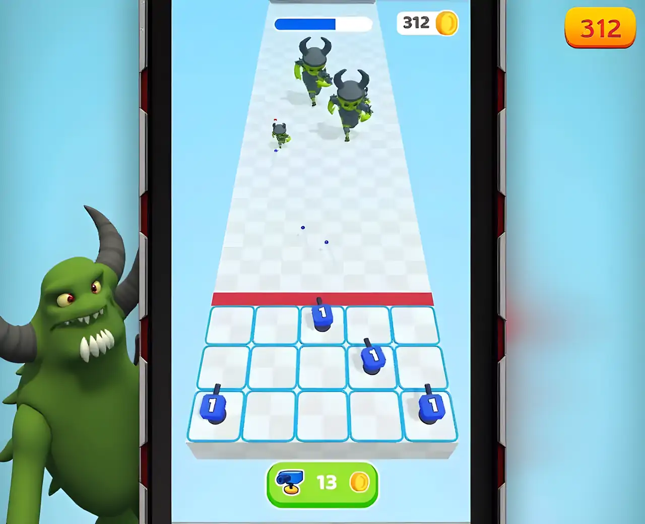 合并防御（大量货币版）