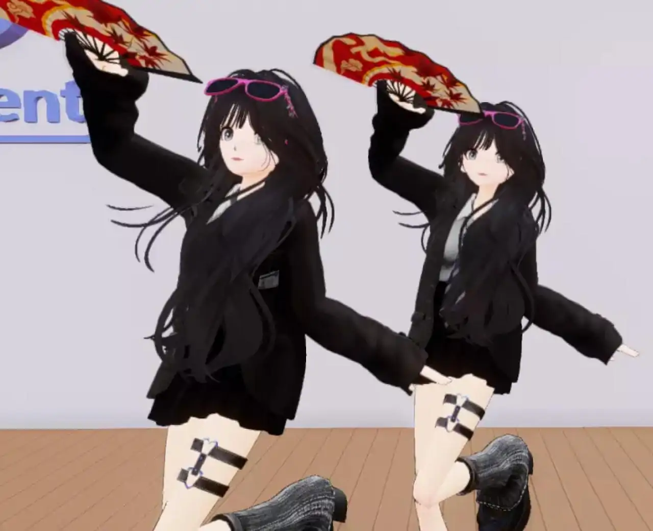 网红练舞室（节奏盒子3D染色）