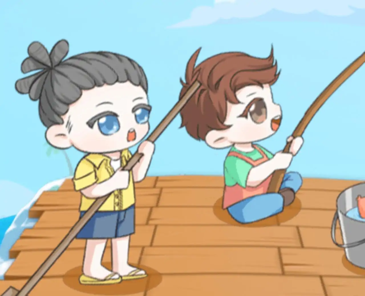 双人木筏求生世界