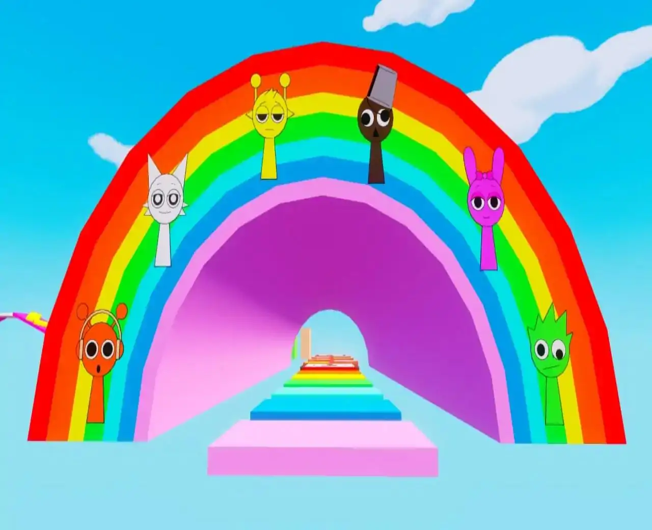 节奏盒子Sprunki跑酷