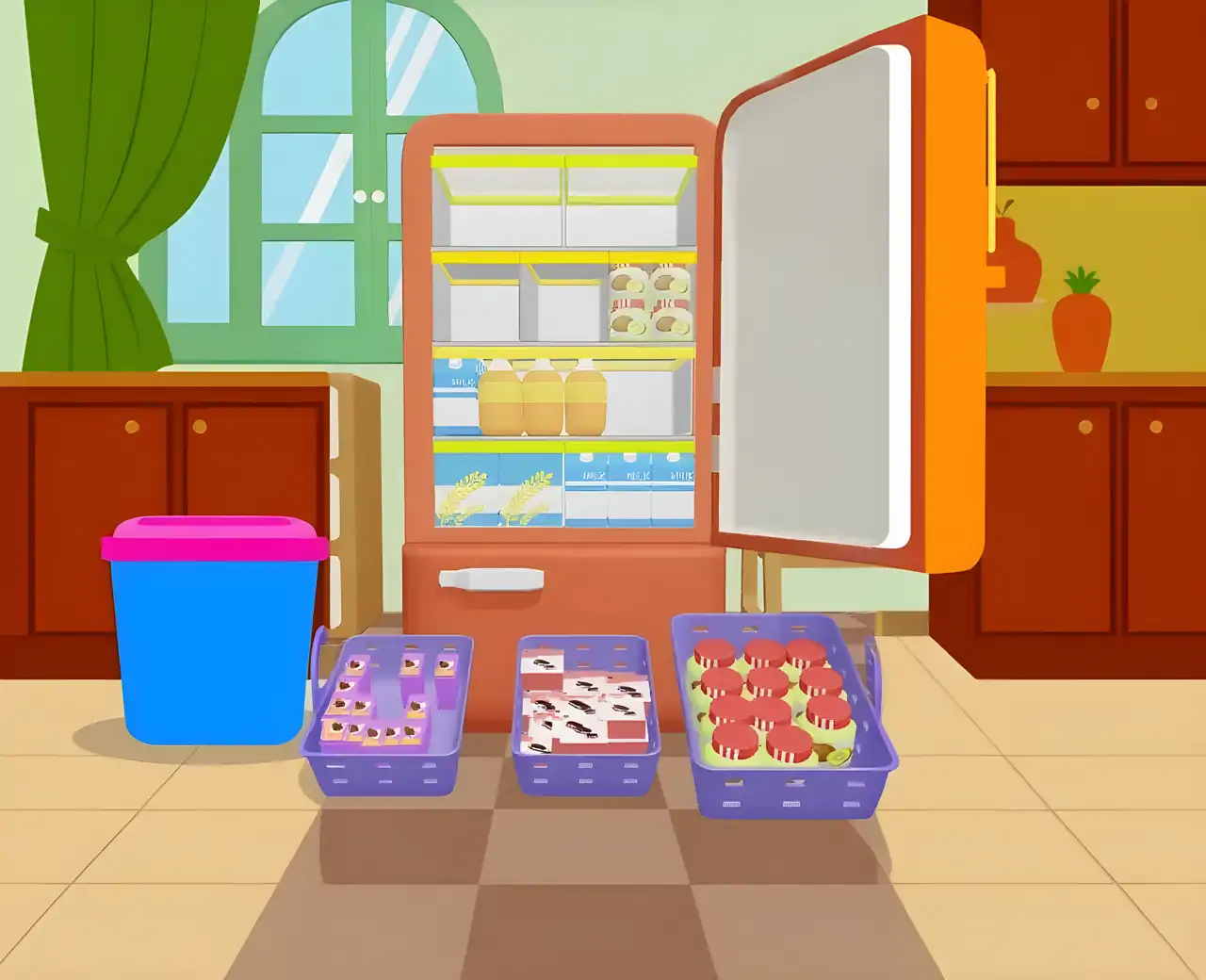 ASMR整理：装满冰箱