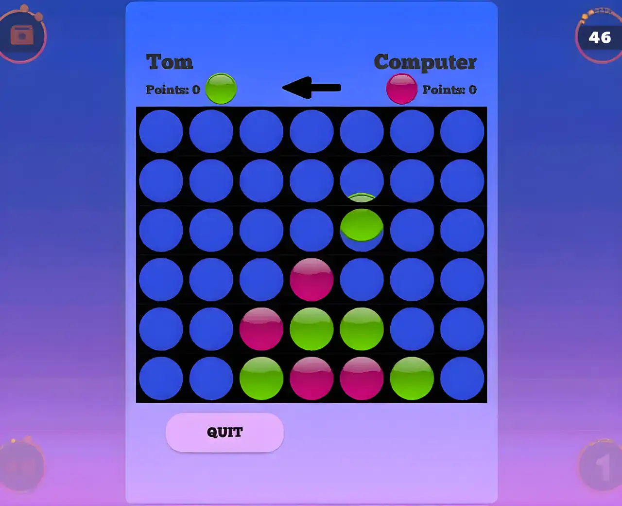 Connect4Online-连续玩四局