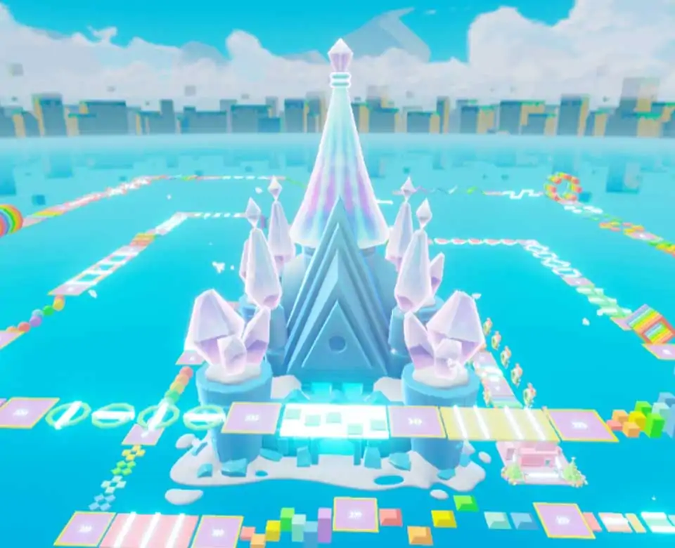 梦幻冰雪城堡跑酷训练营