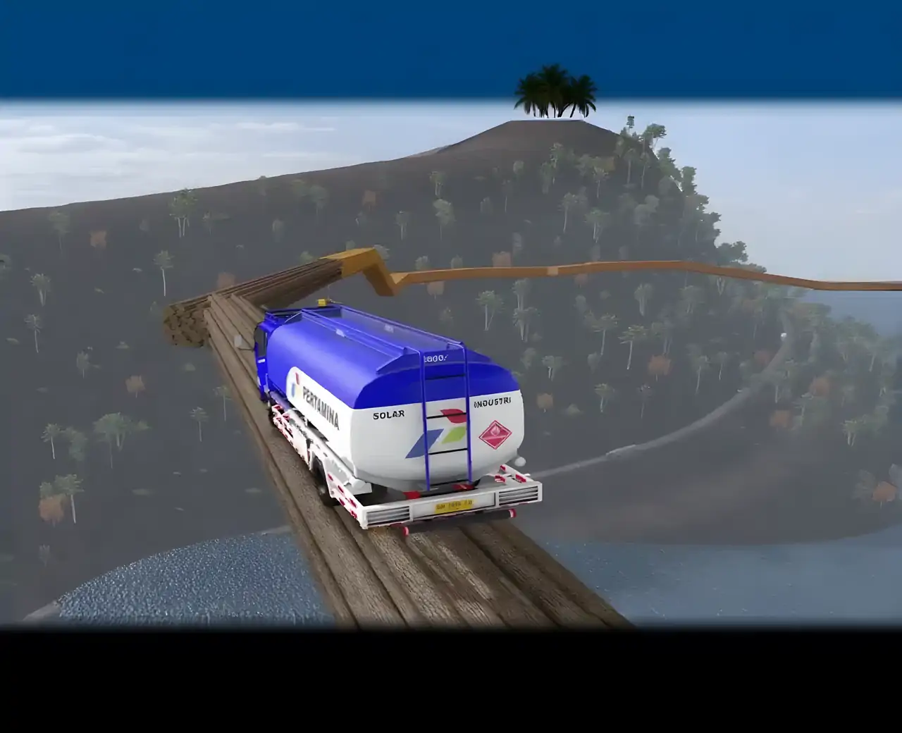 摇摇晃晃的油罐车模拟器