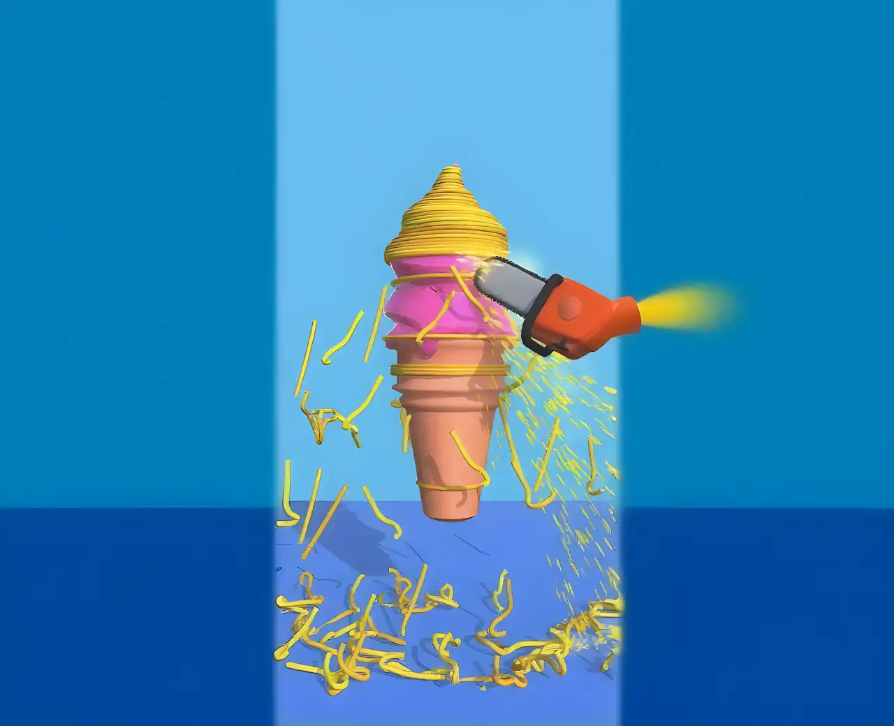 橡皮筋切割-ASMR