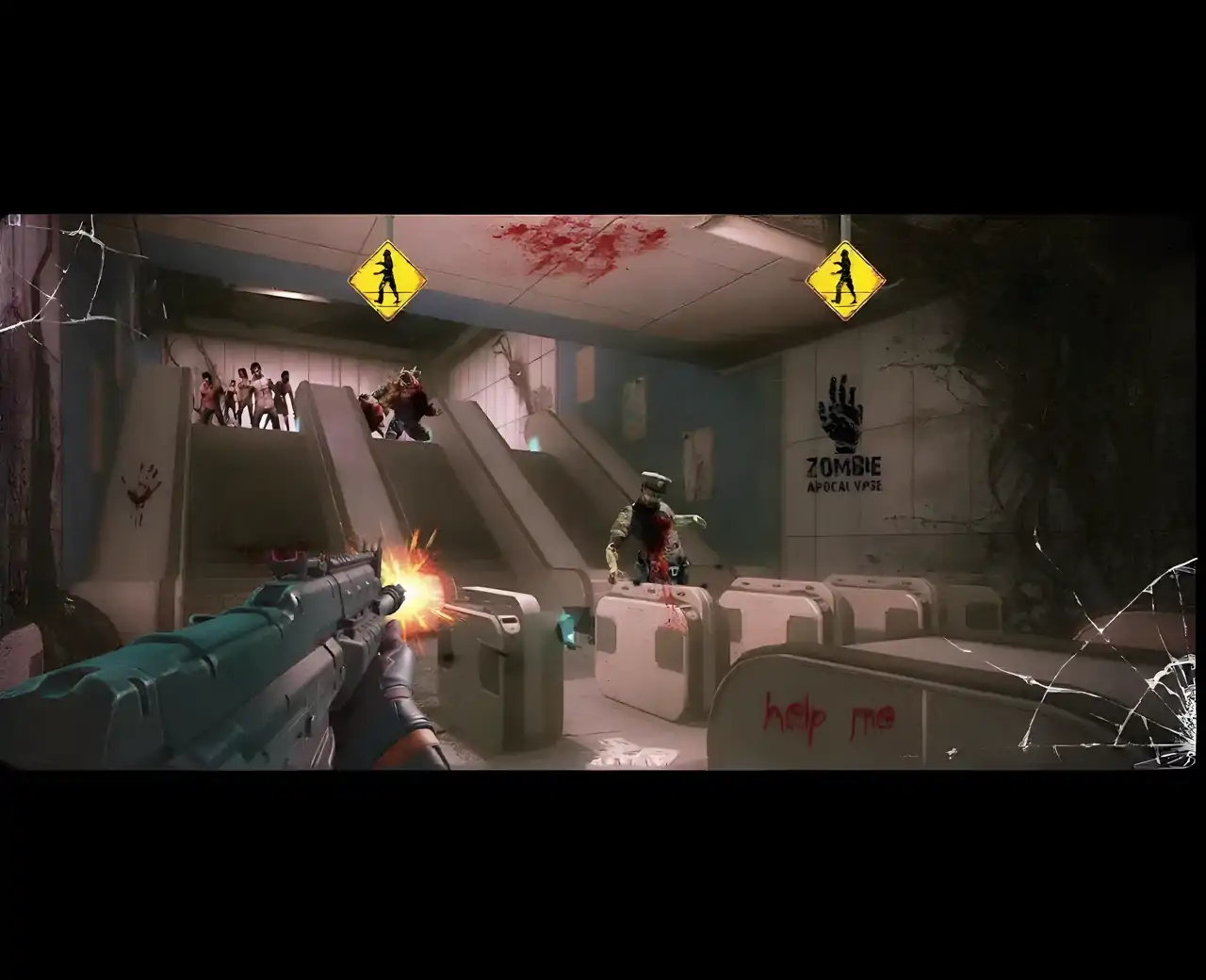 僵尸射击游戏:枪游戏