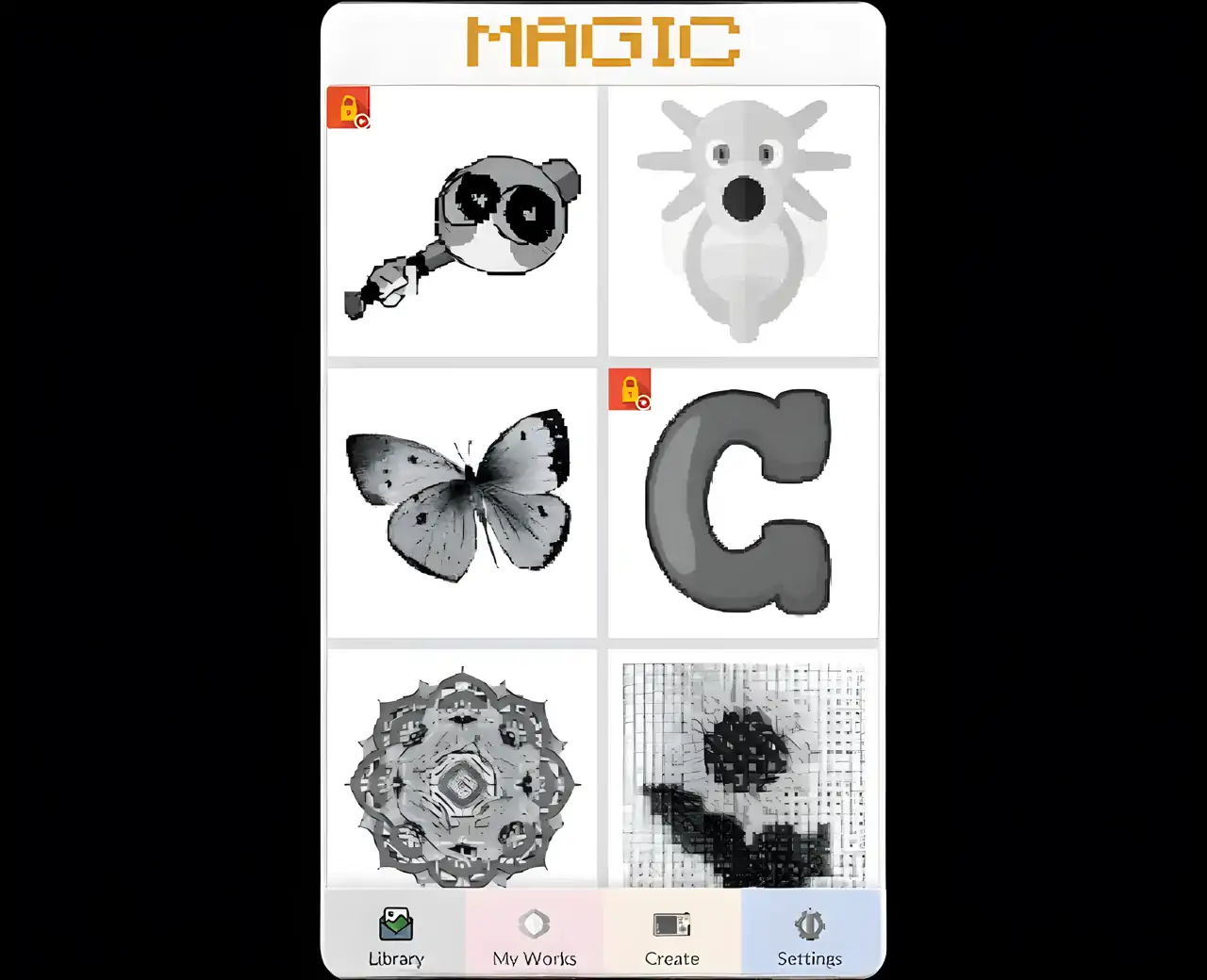 神奇像素艺术色彩