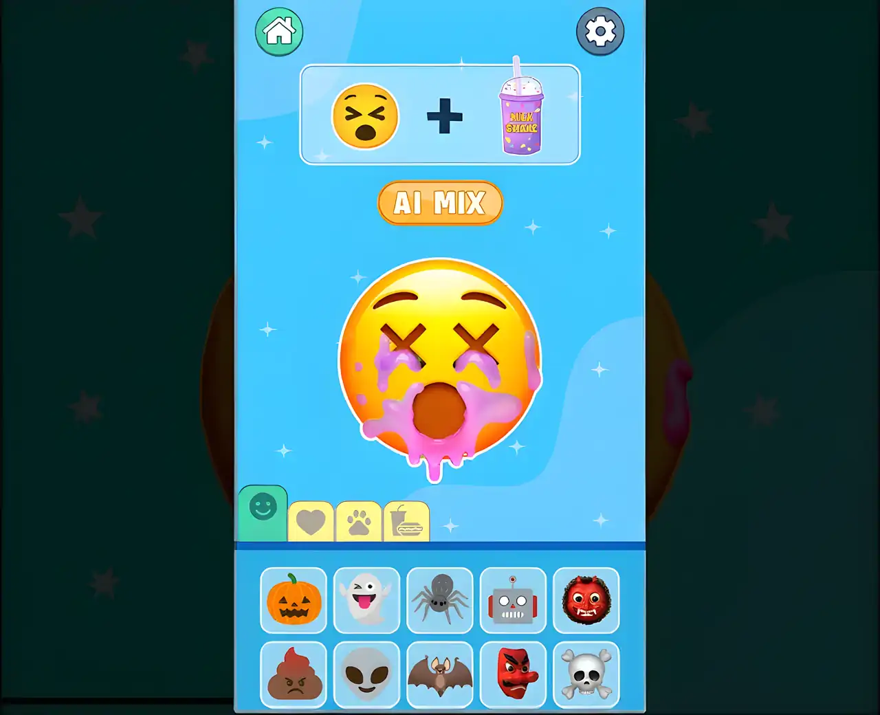 AI混合表情符号