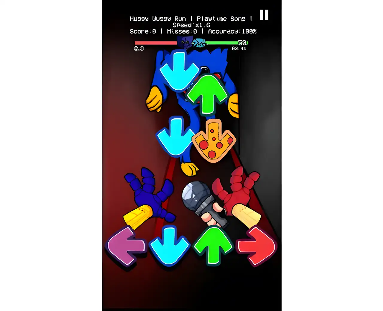 运行时音乐打斗恐怖玩具