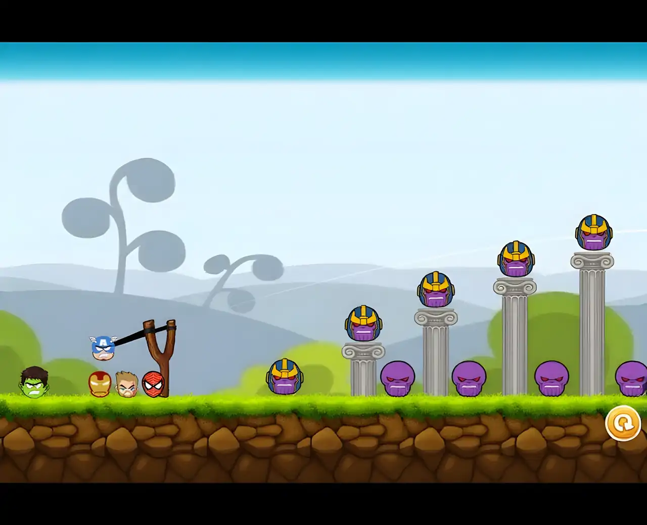 愤怒的复仇者：击倒