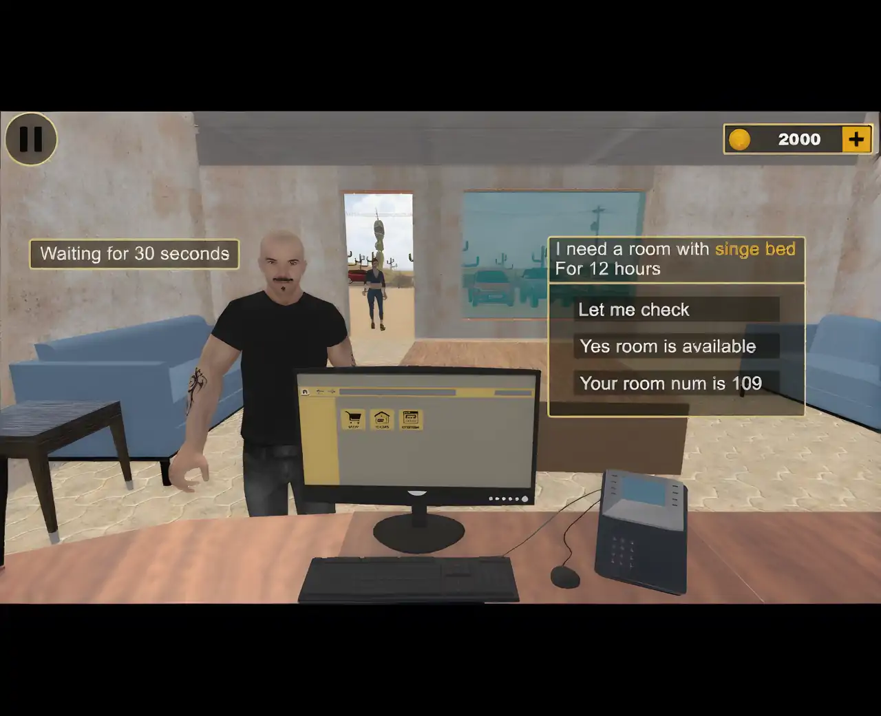 汽车旅馆模拟器