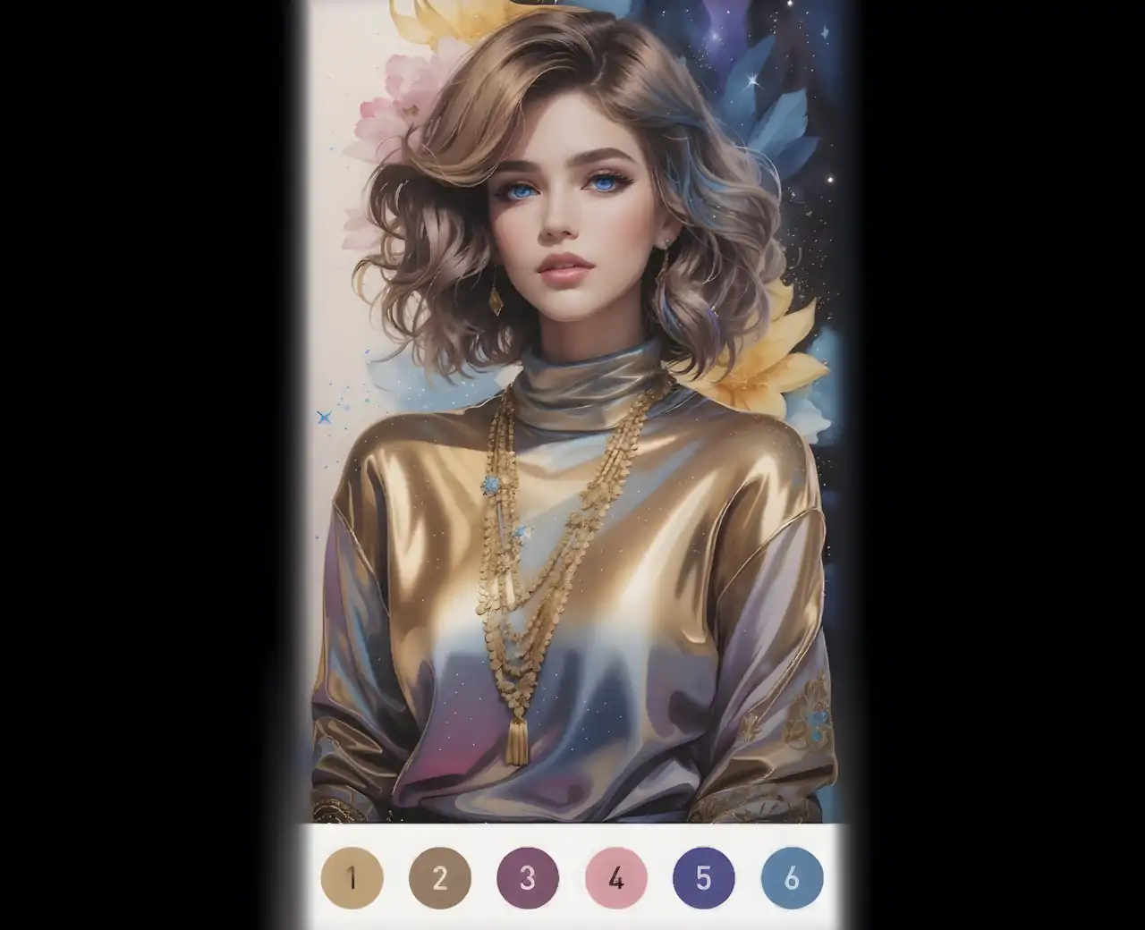 数字美容填色游戏