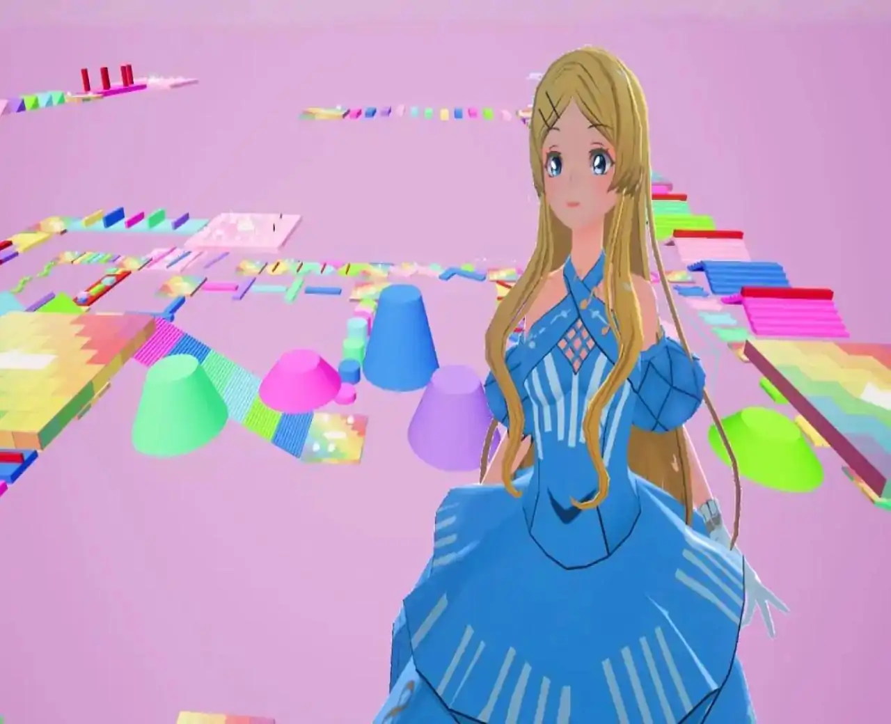 仙女粉色假期跑酷