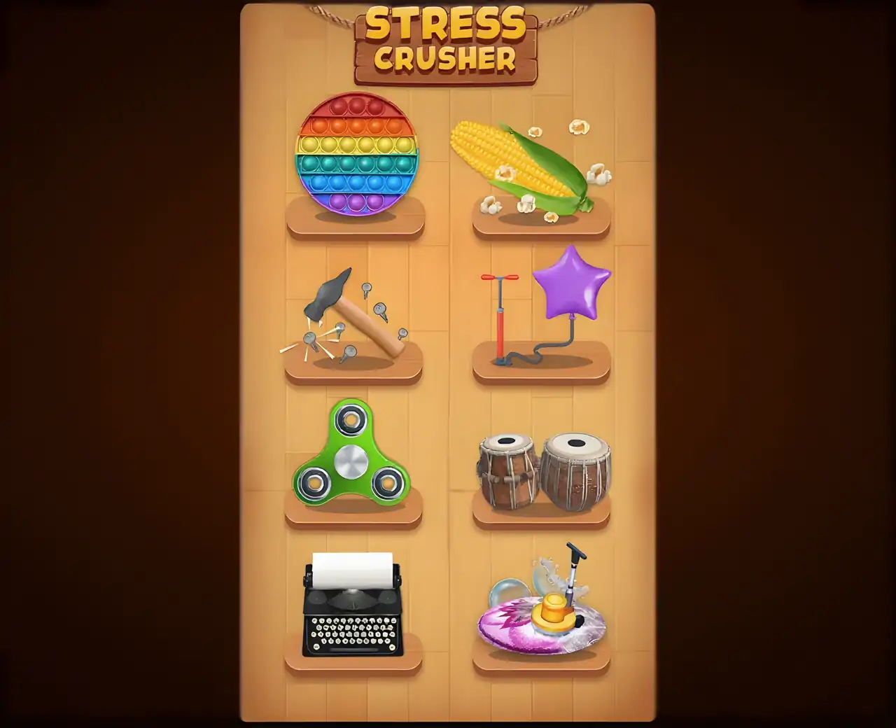 压力粉碎机放松游戏