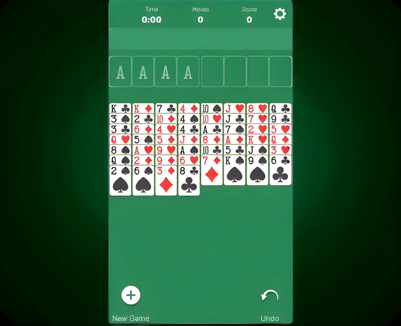 空当接龙（经典纸牌游戏）