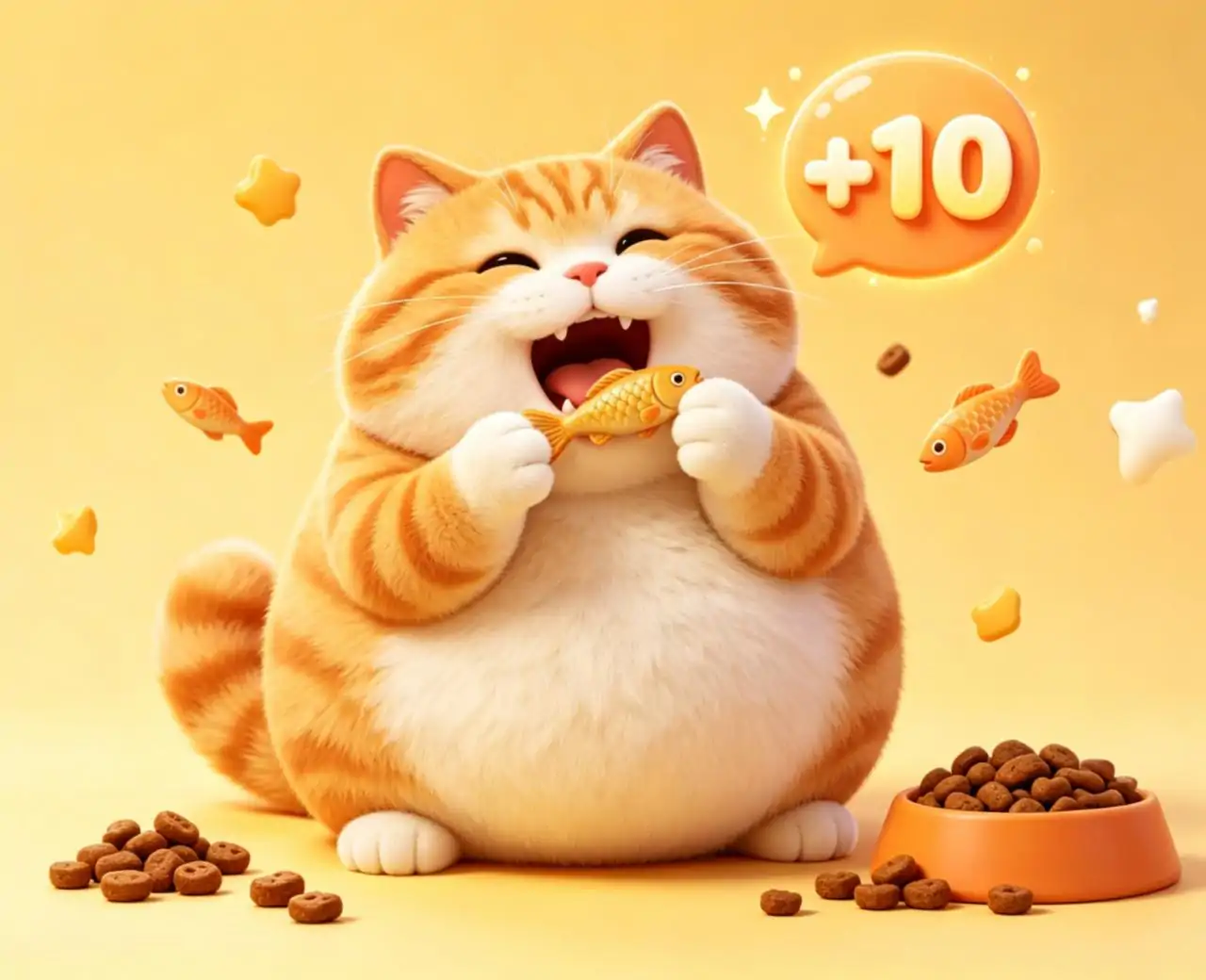胖猫吃翻天
