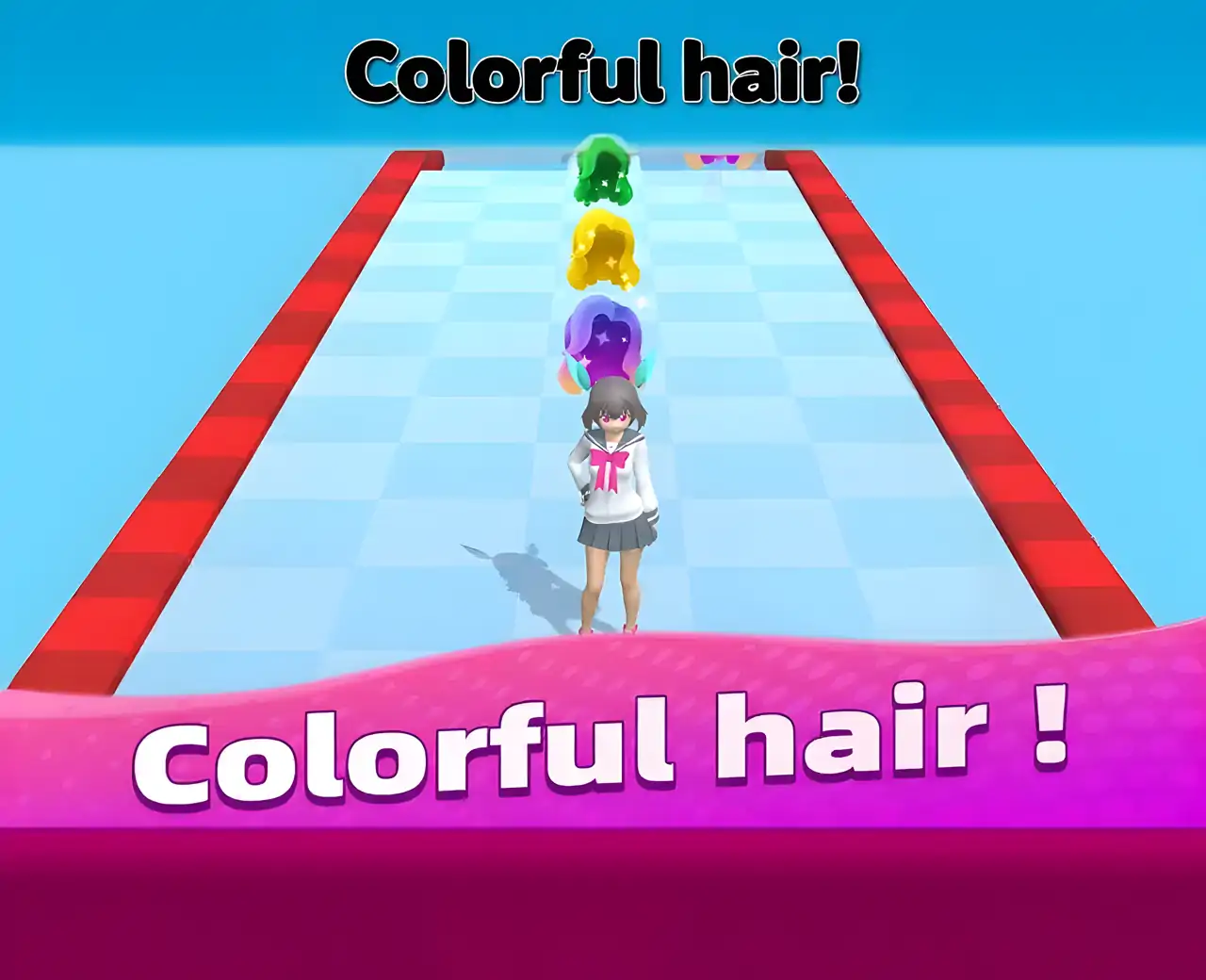 赛车头发-音乐舞蹈3D