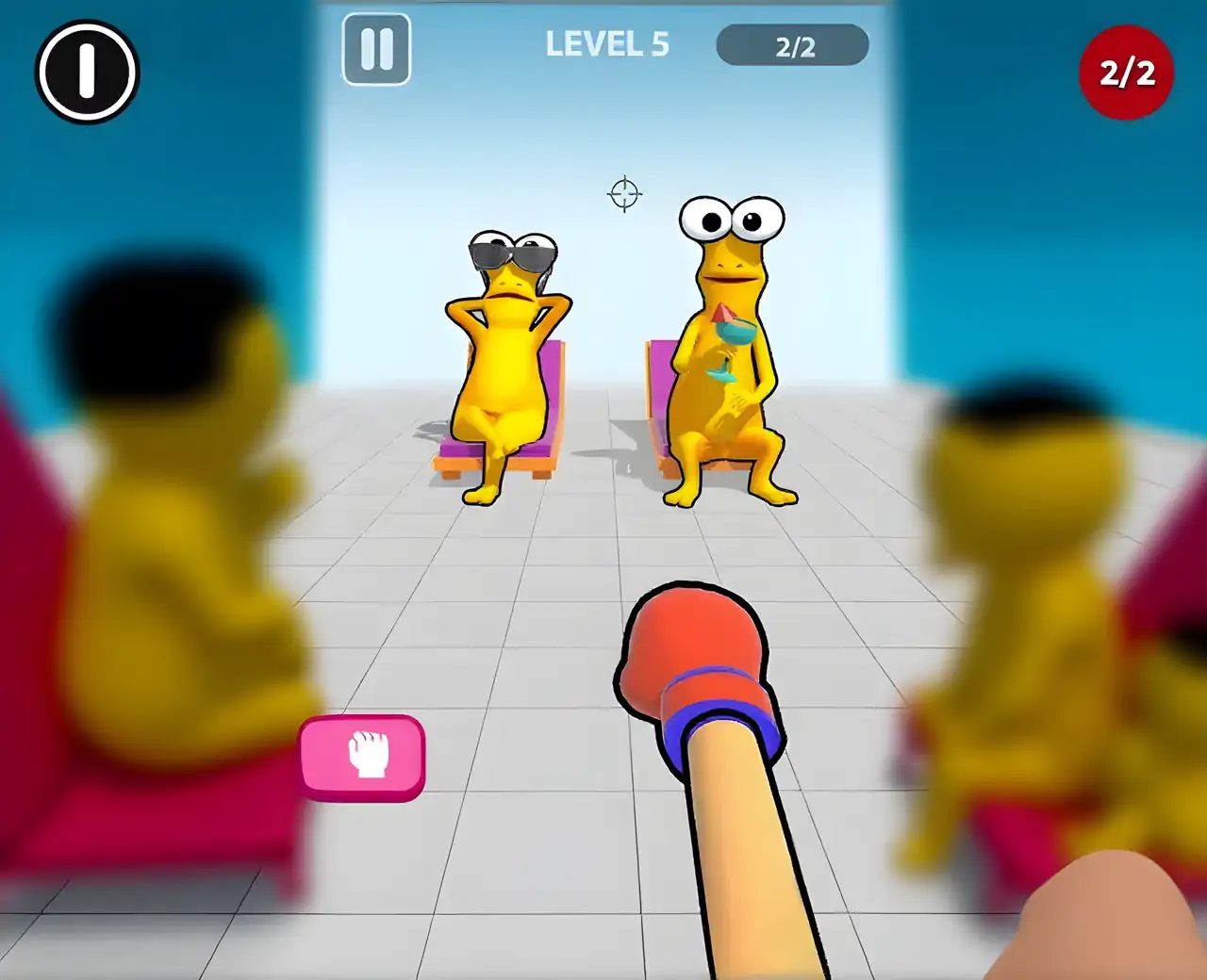 超级拳击烦人的动作