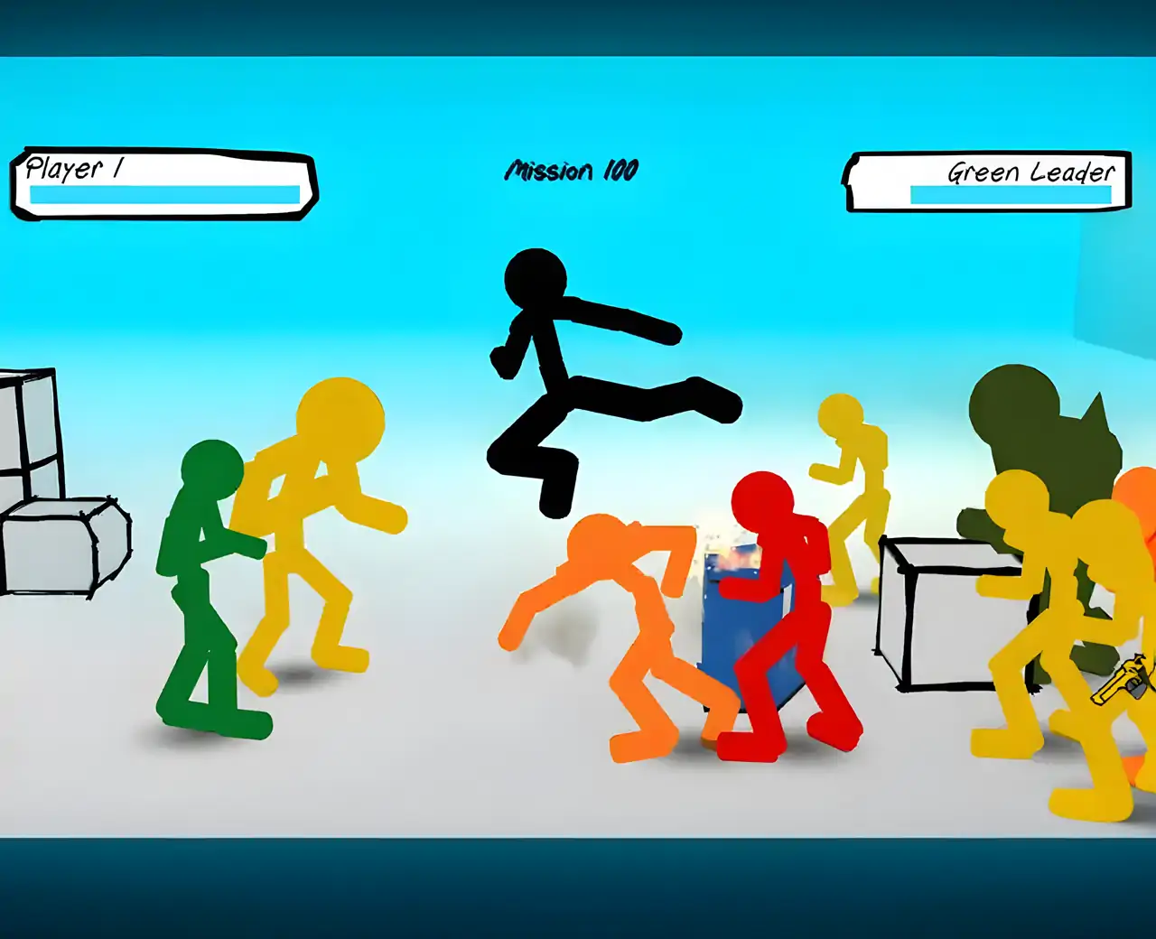 火柴人街道：3D战斗机