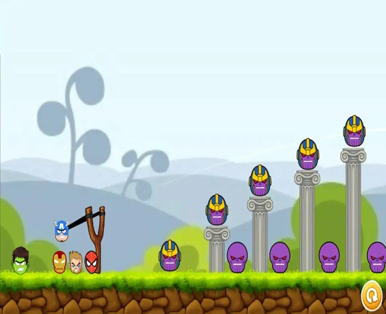 愤怒的复仇者：击倒