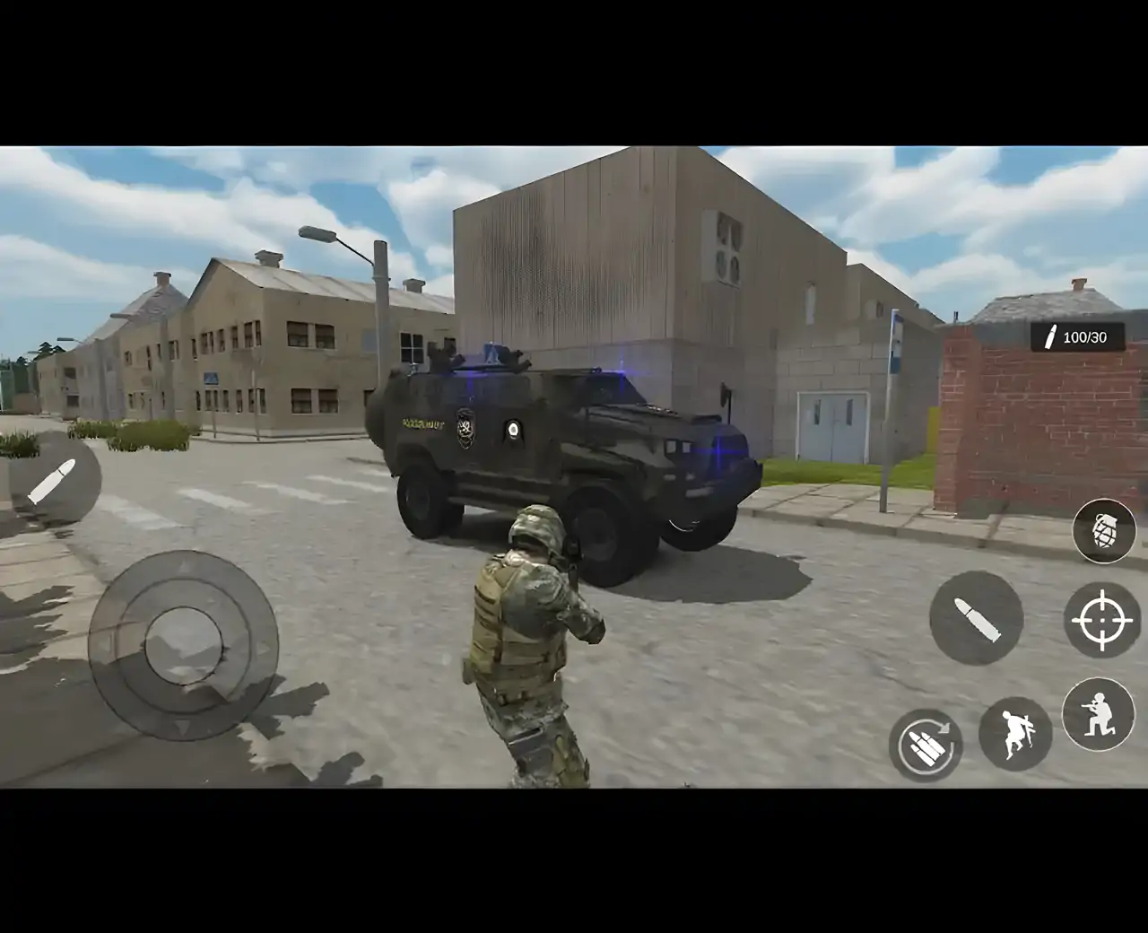 警方特种操作装甲车模拟