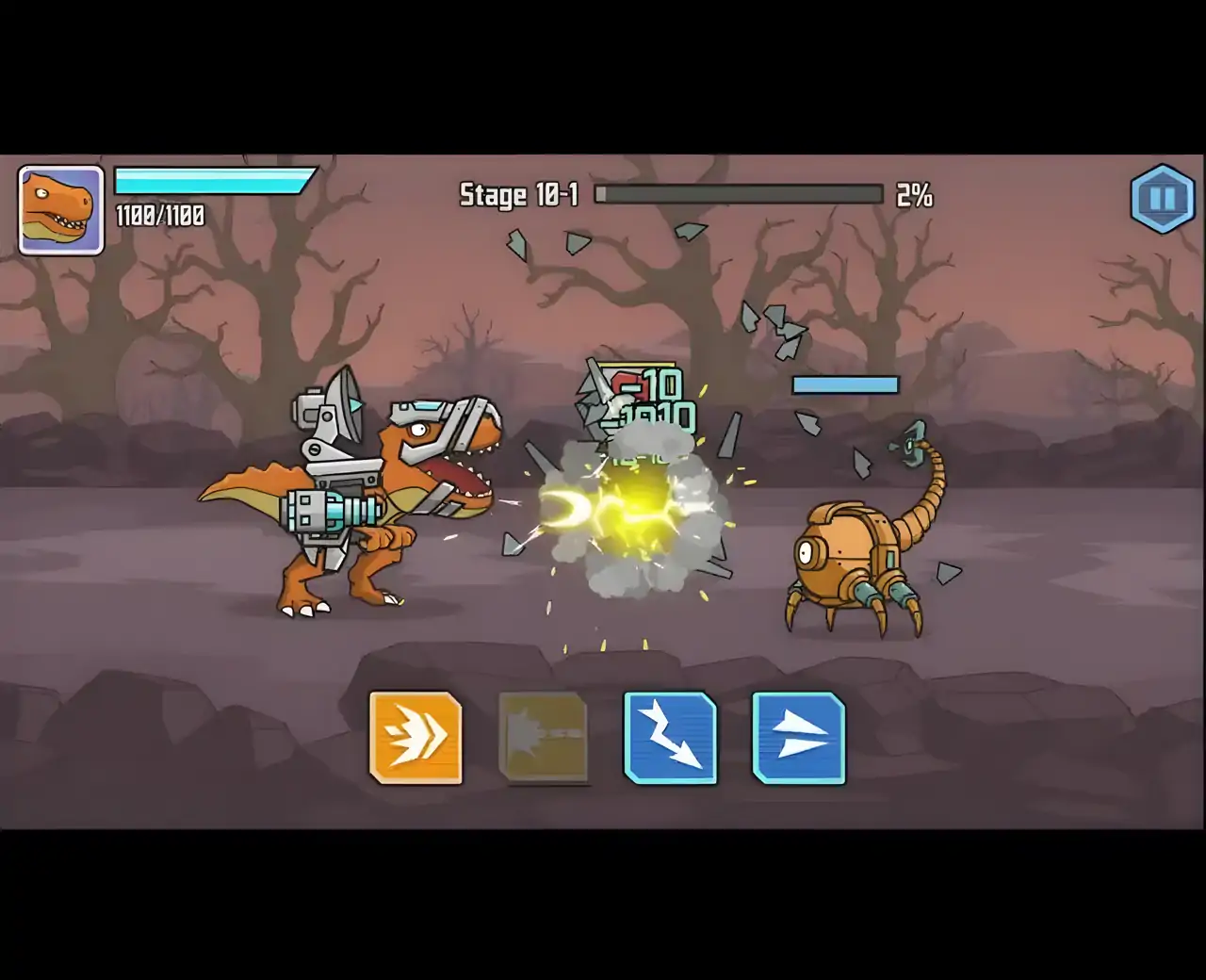 霸王龙vs机器人