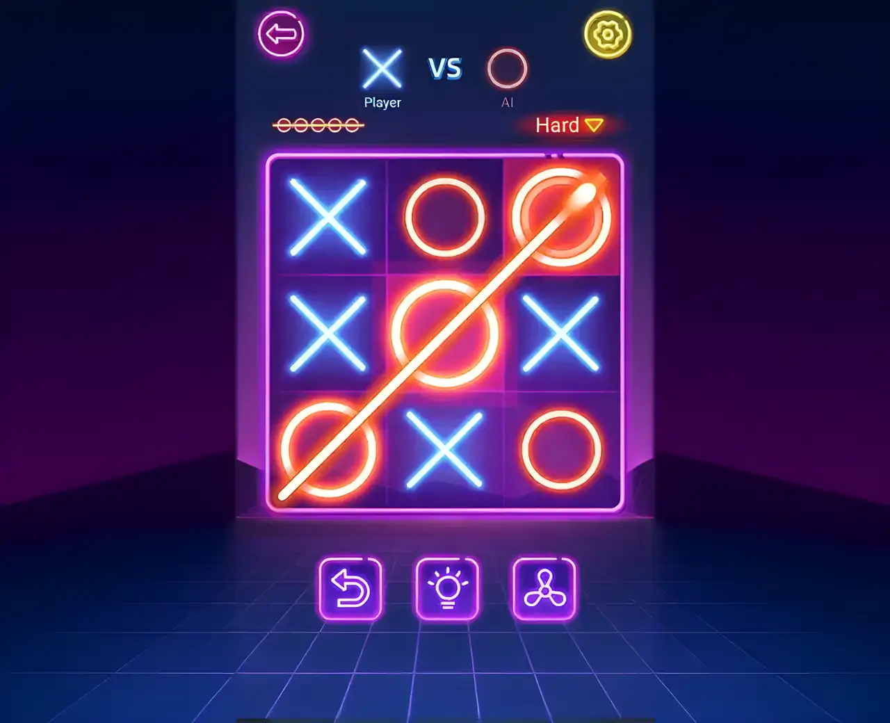 TicTacToe2球员：发光