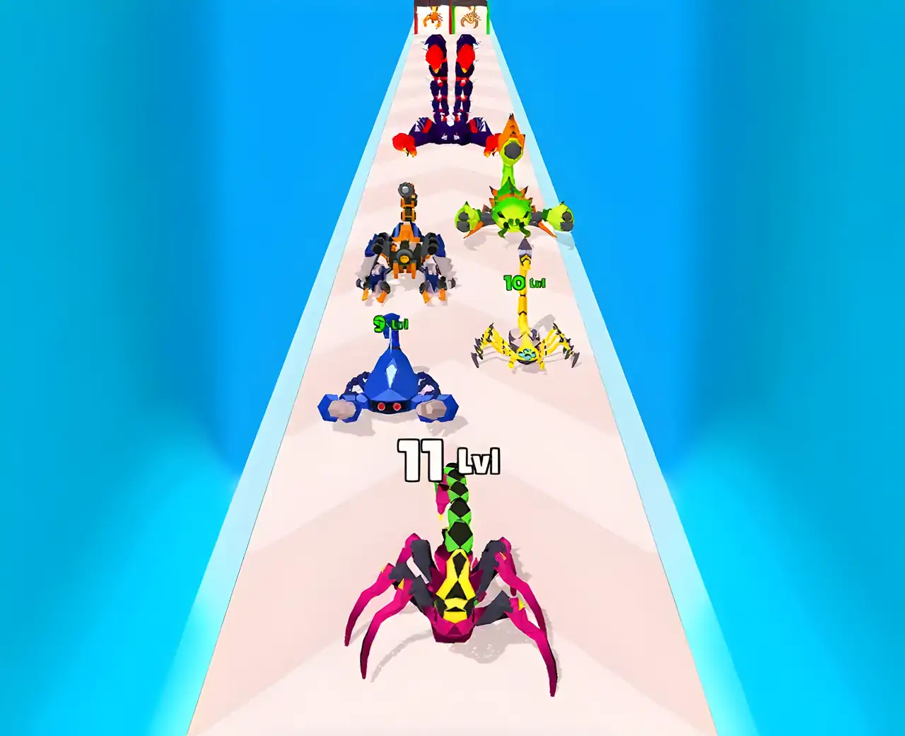 蝎子奔跑：进化与冲突