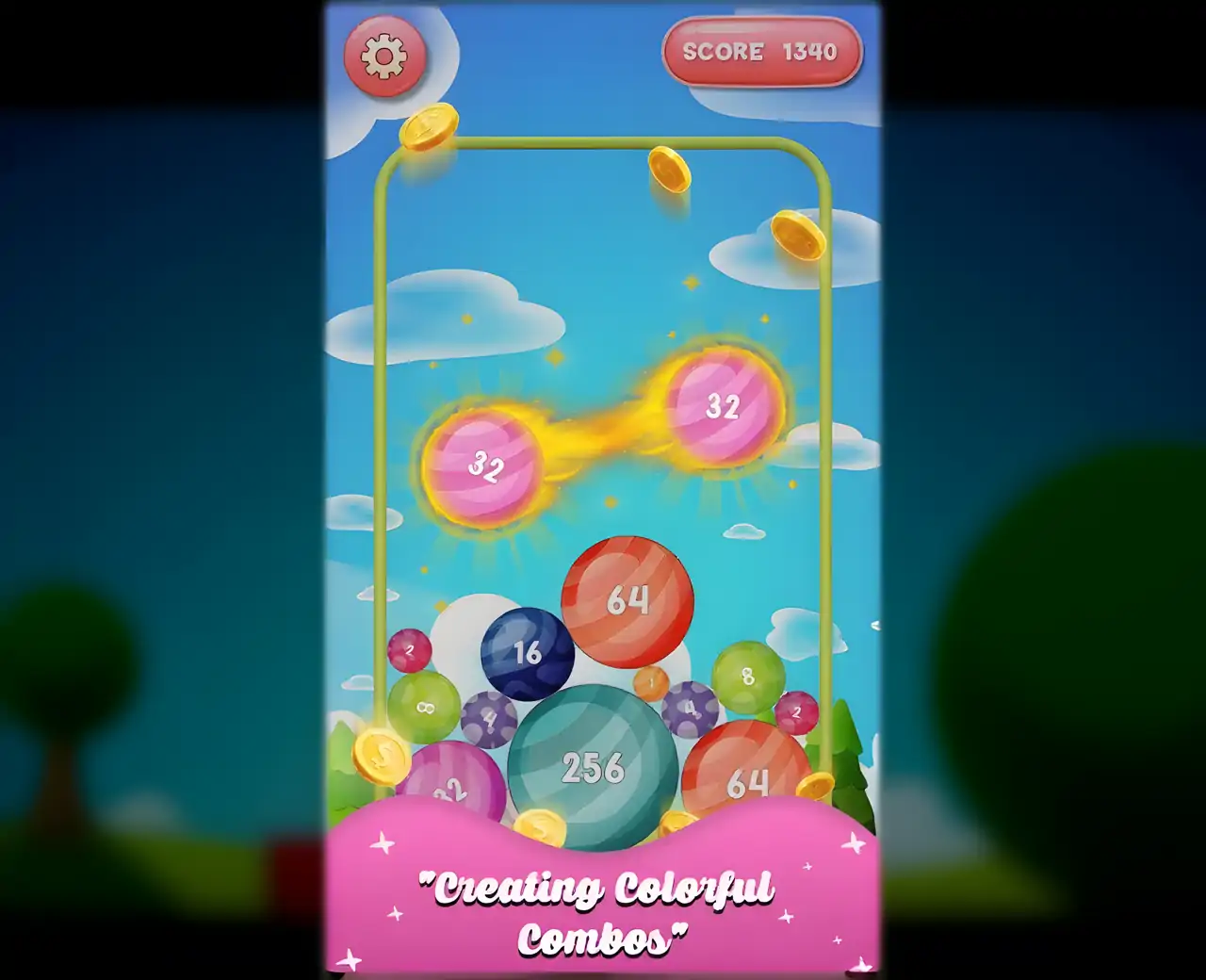 彩虹球合并游戏