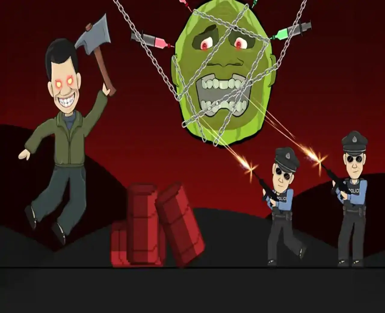 蓝色怪物游乐场