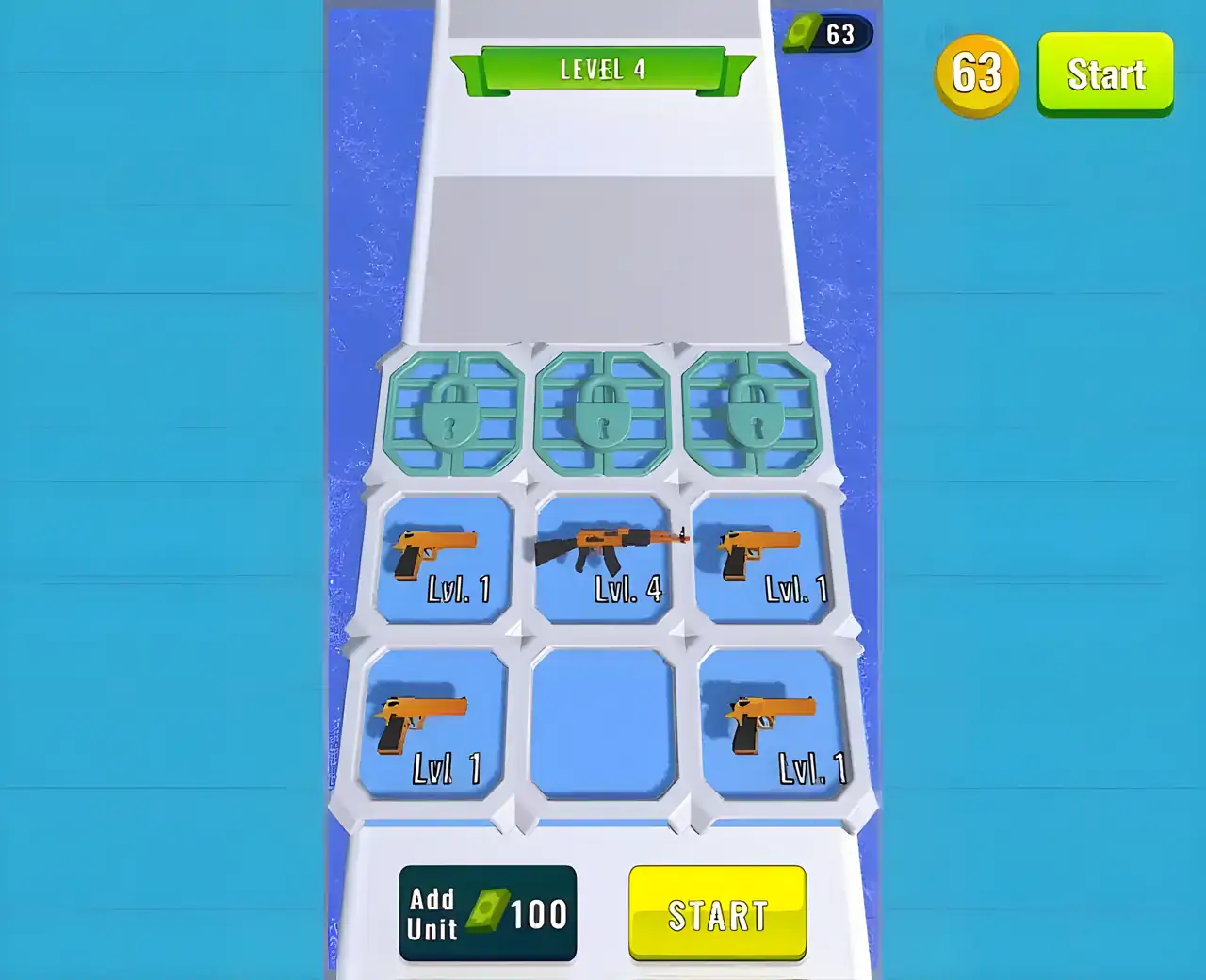 枪械大师:合并与奔跑