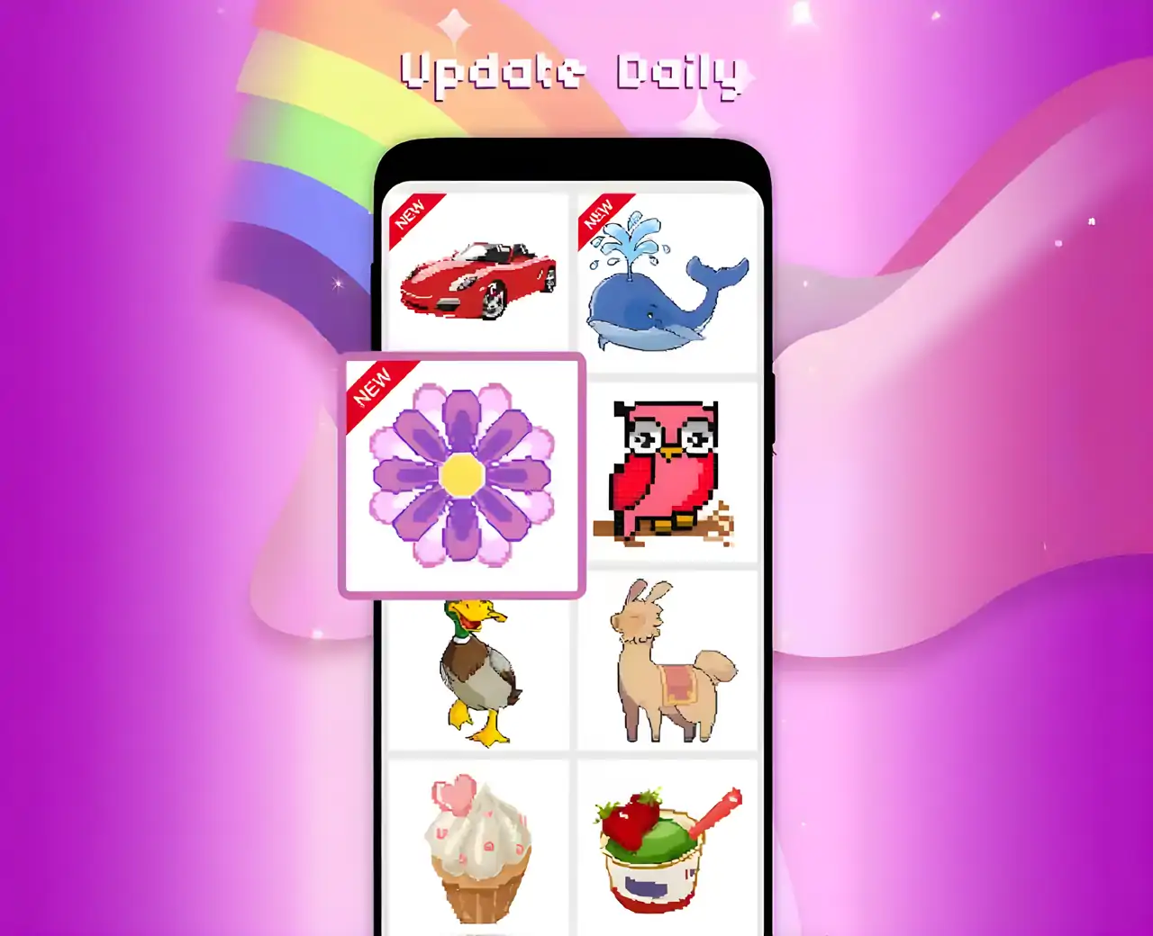 像素艺术-数字涂色本