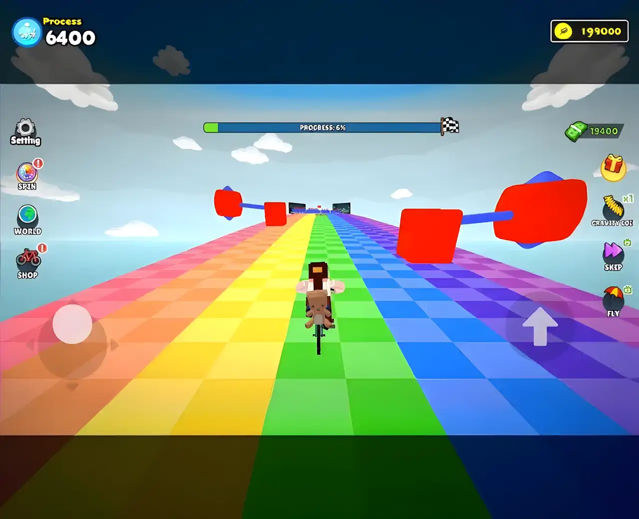 块状自行车大师