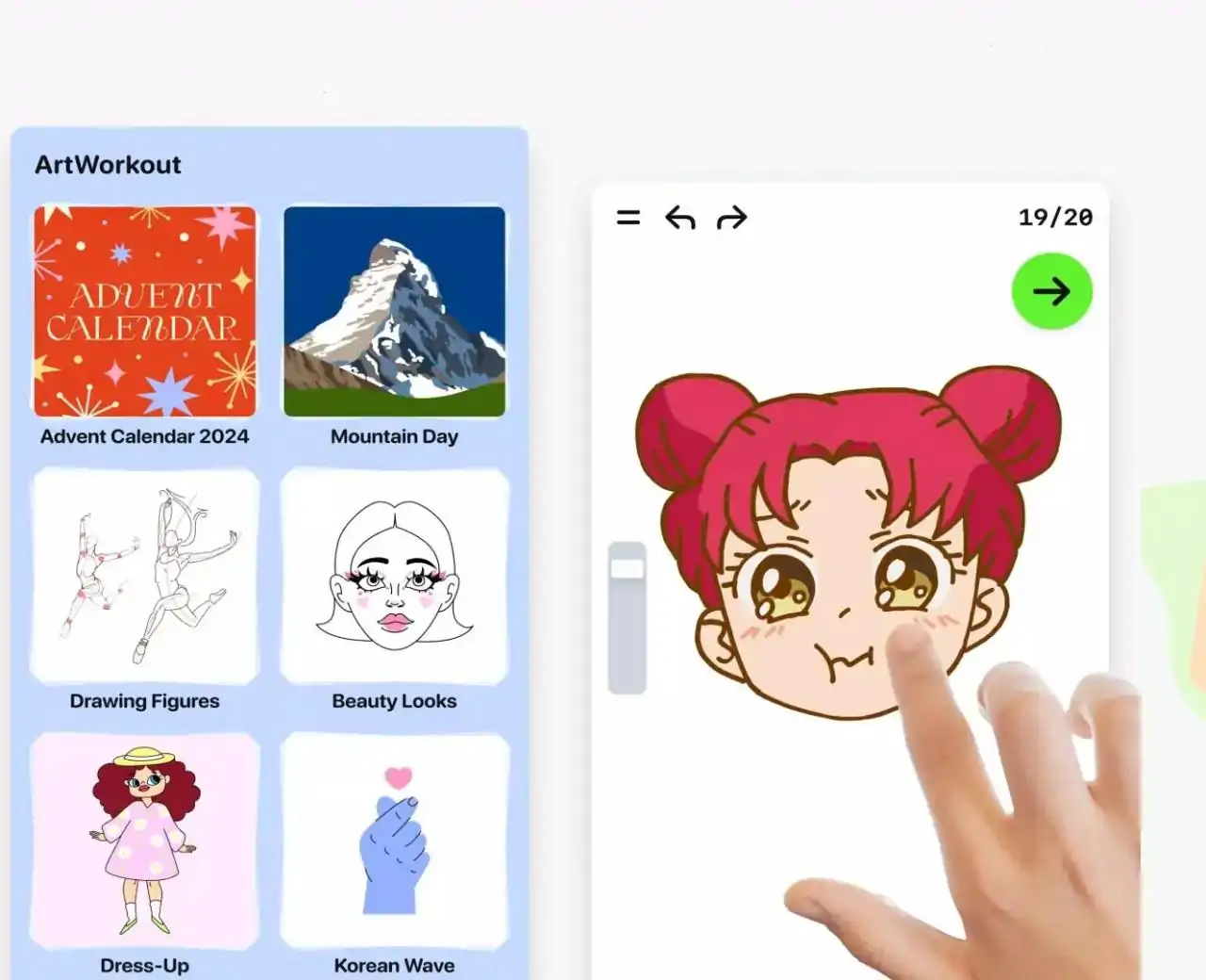 ArtWorkout（画图和数字填色）
