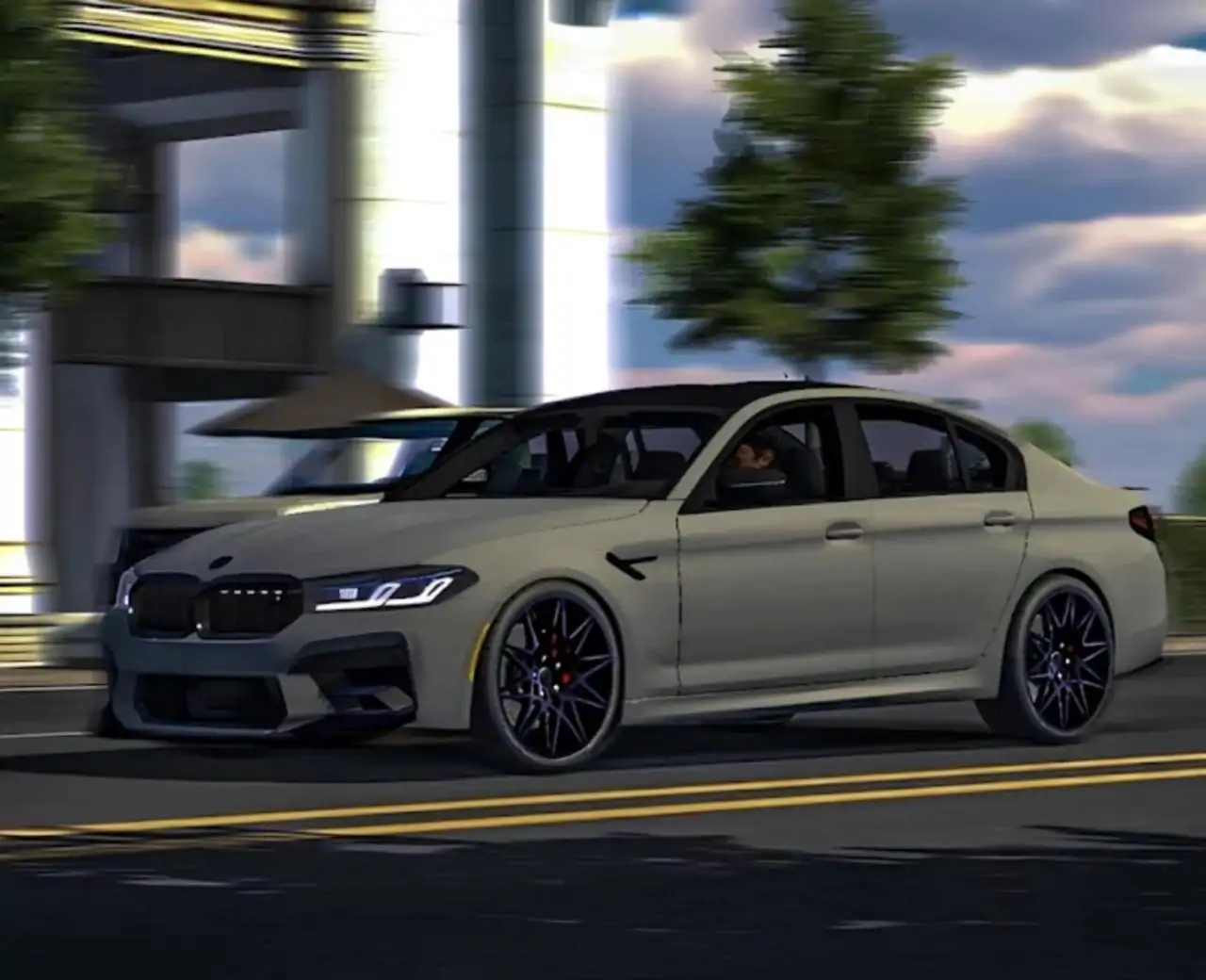 手动挡停车场（奔驰S级模组）