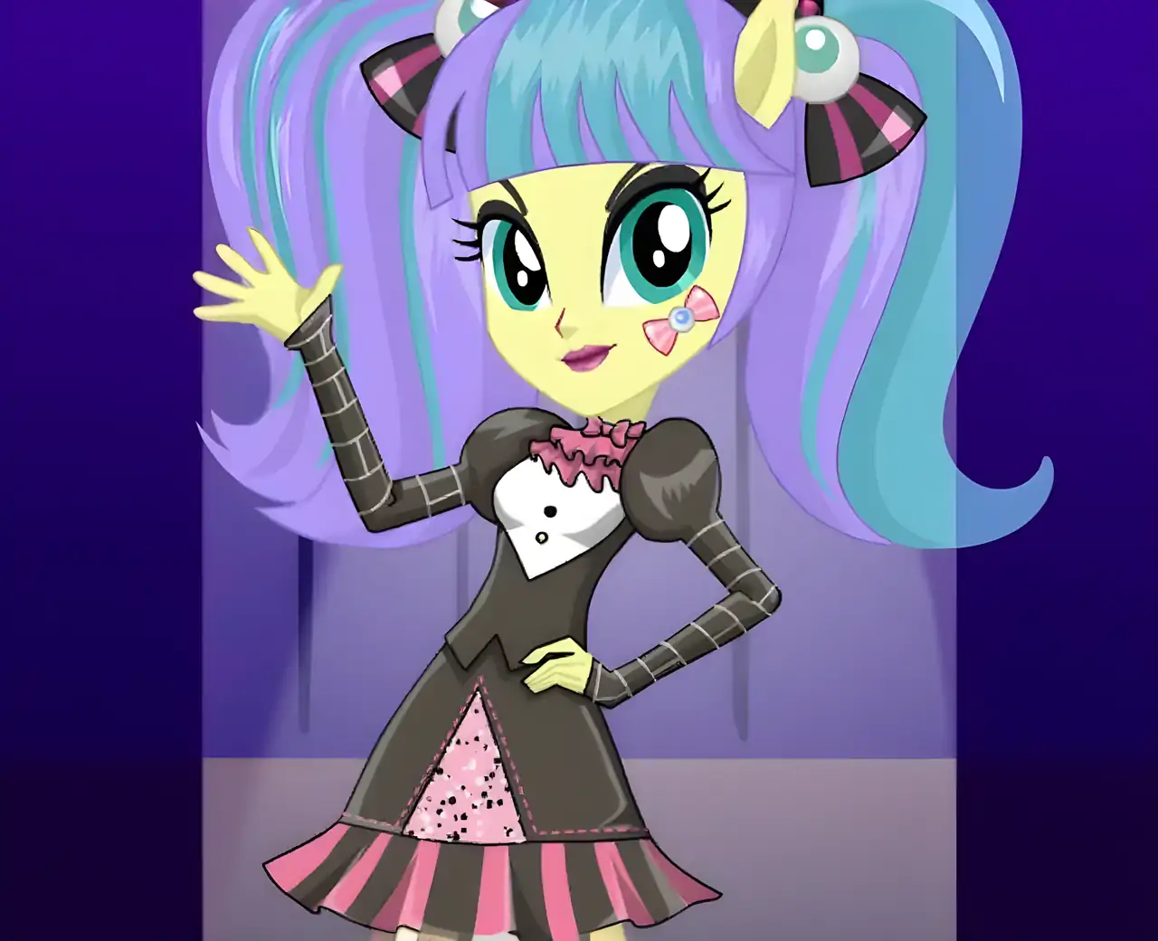 女孩们盛装打扮