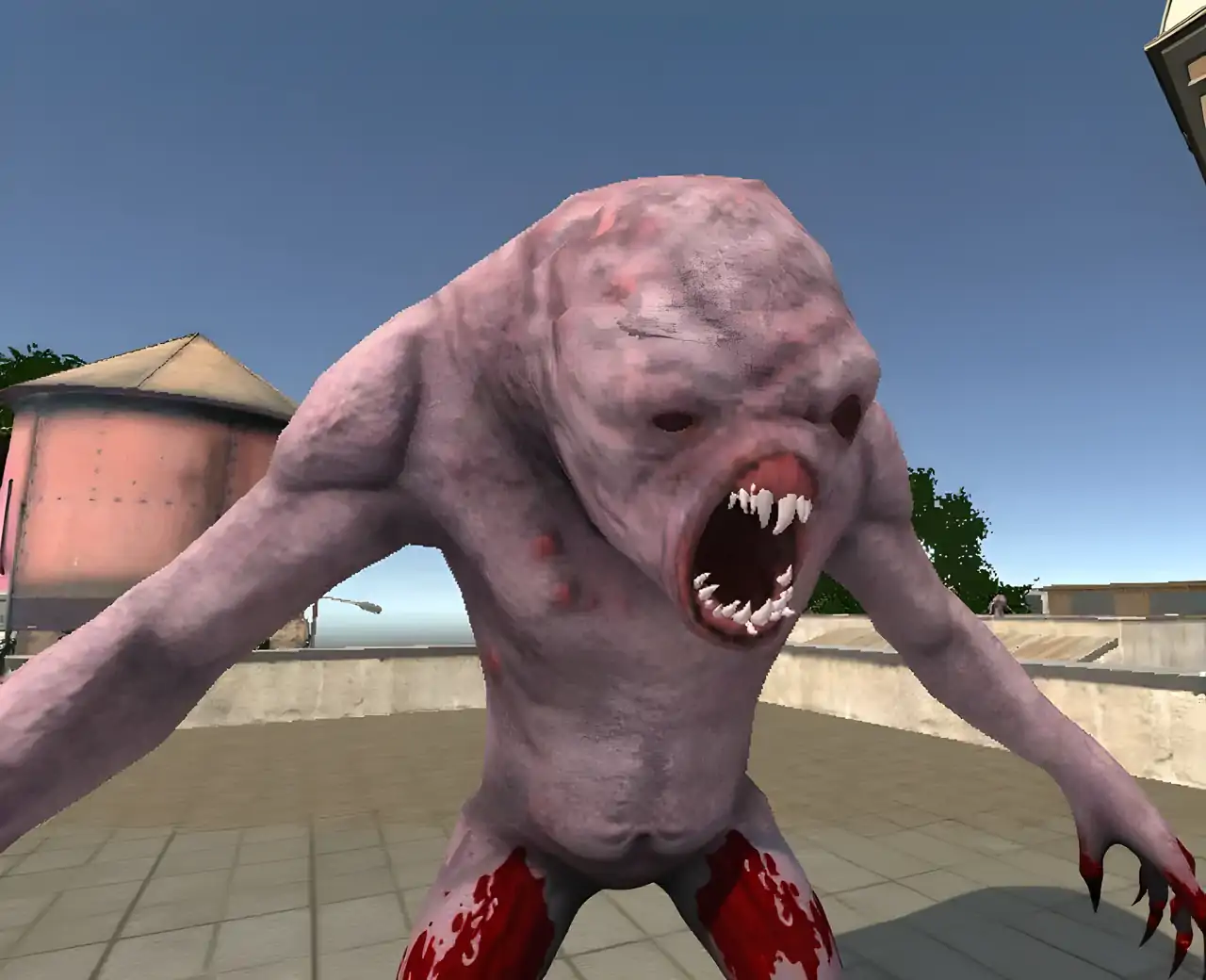 邪恶的恐怖怪物