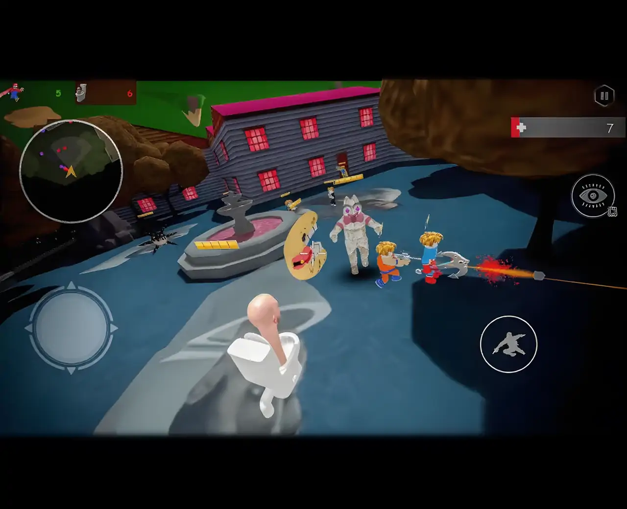 Skibidi射击游戏:生存FPS