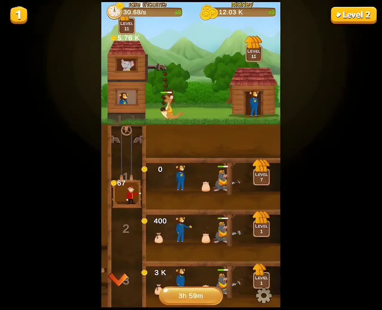 动物矿工-放置大亨