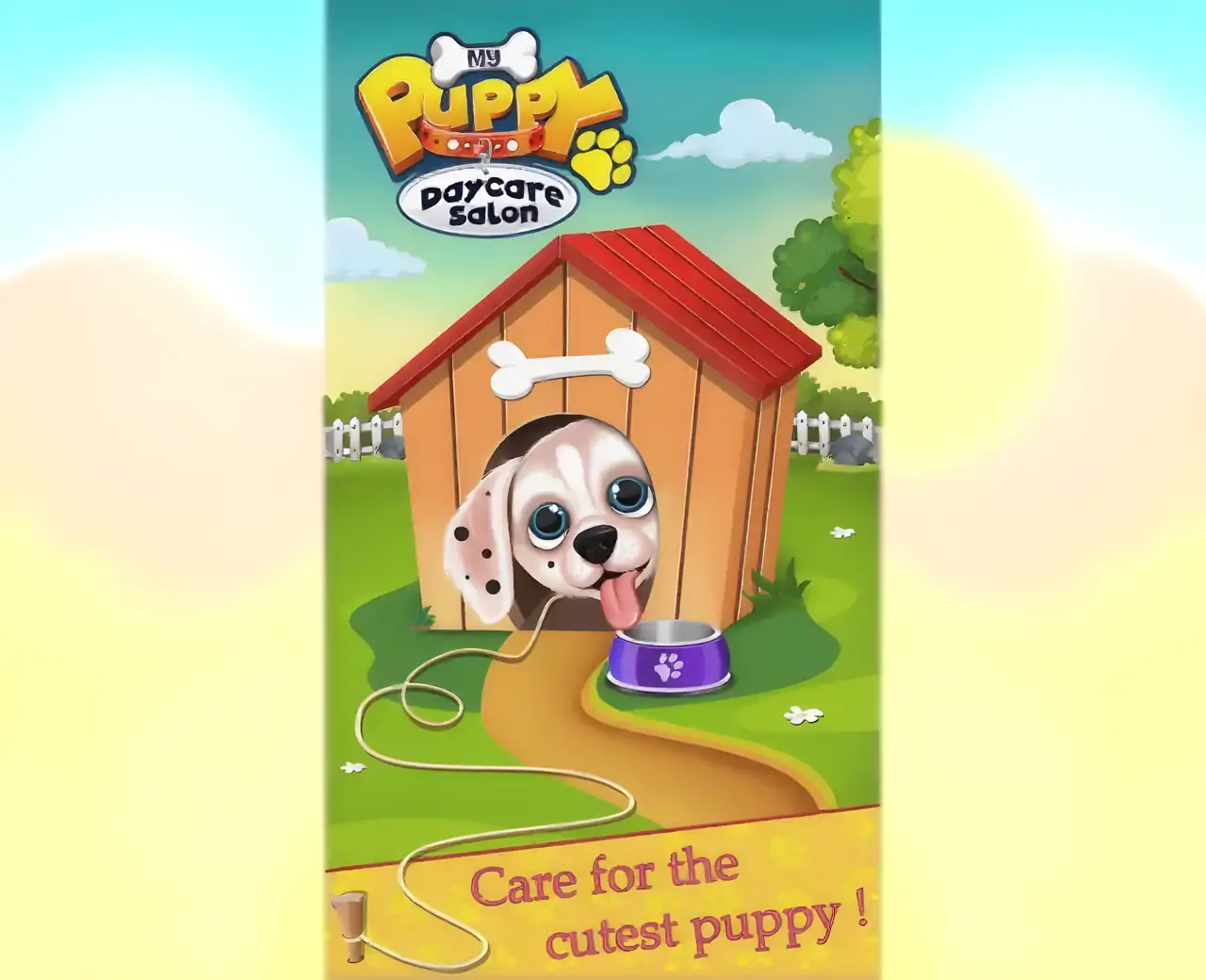 我的小狗日托沙龙-可爱的小狗护理