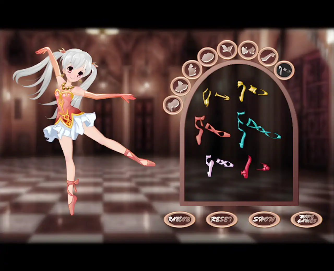 漂亮的女孩芭蕾舞女演员