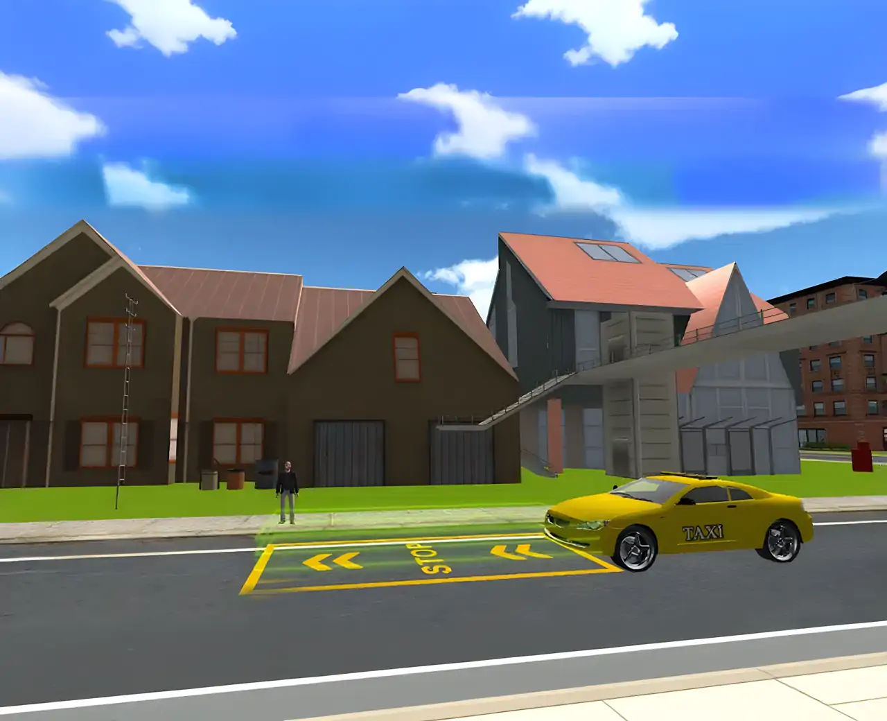 现代疯狂的城市出租汽车司机