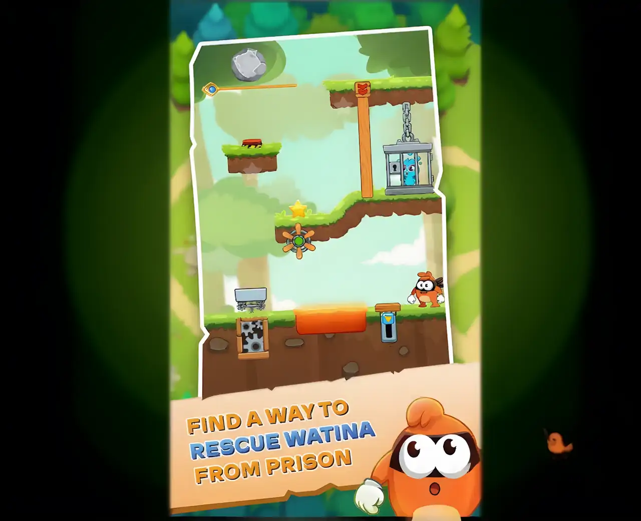 MonsterRescue：拉动别针