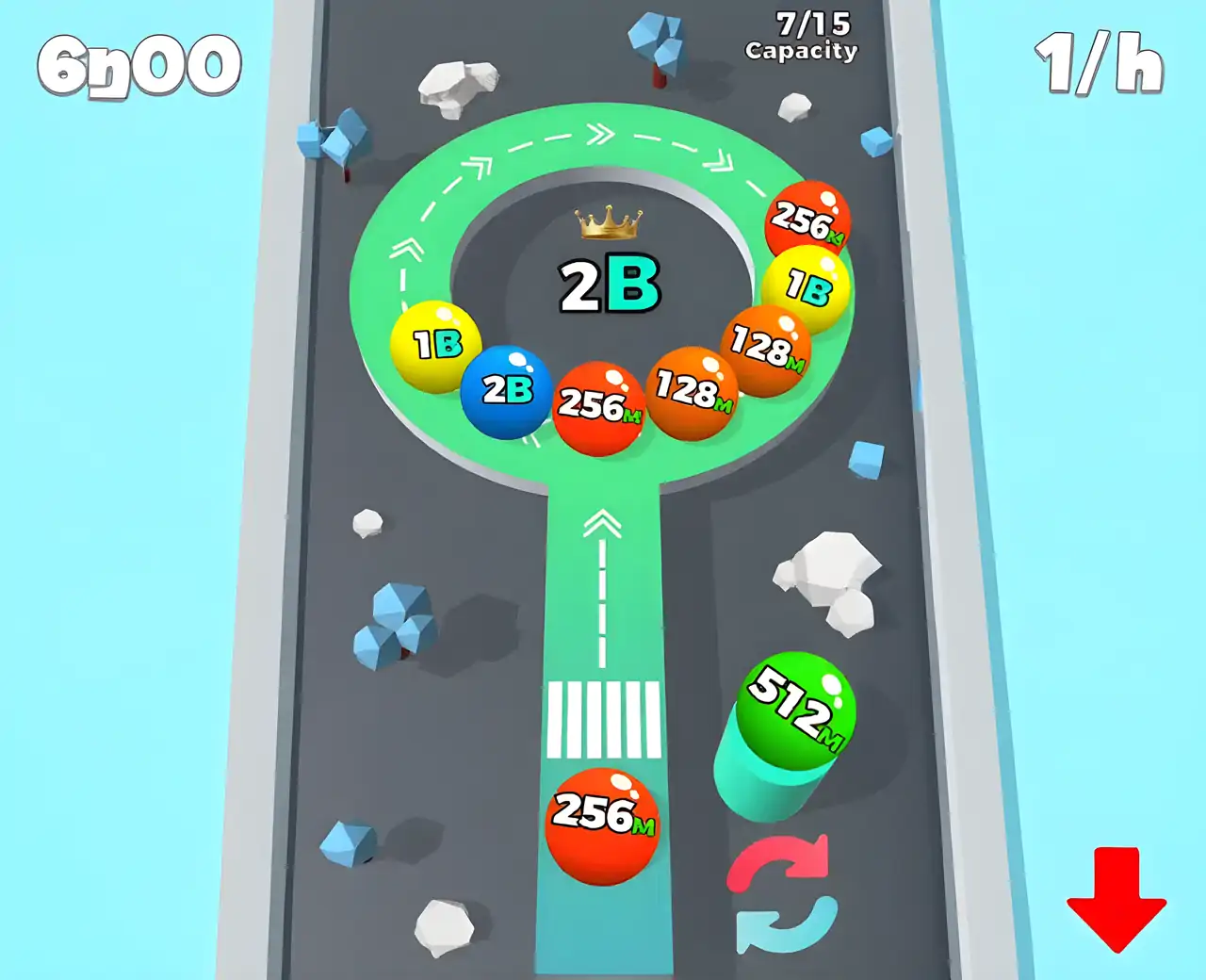 球交通：2048合并