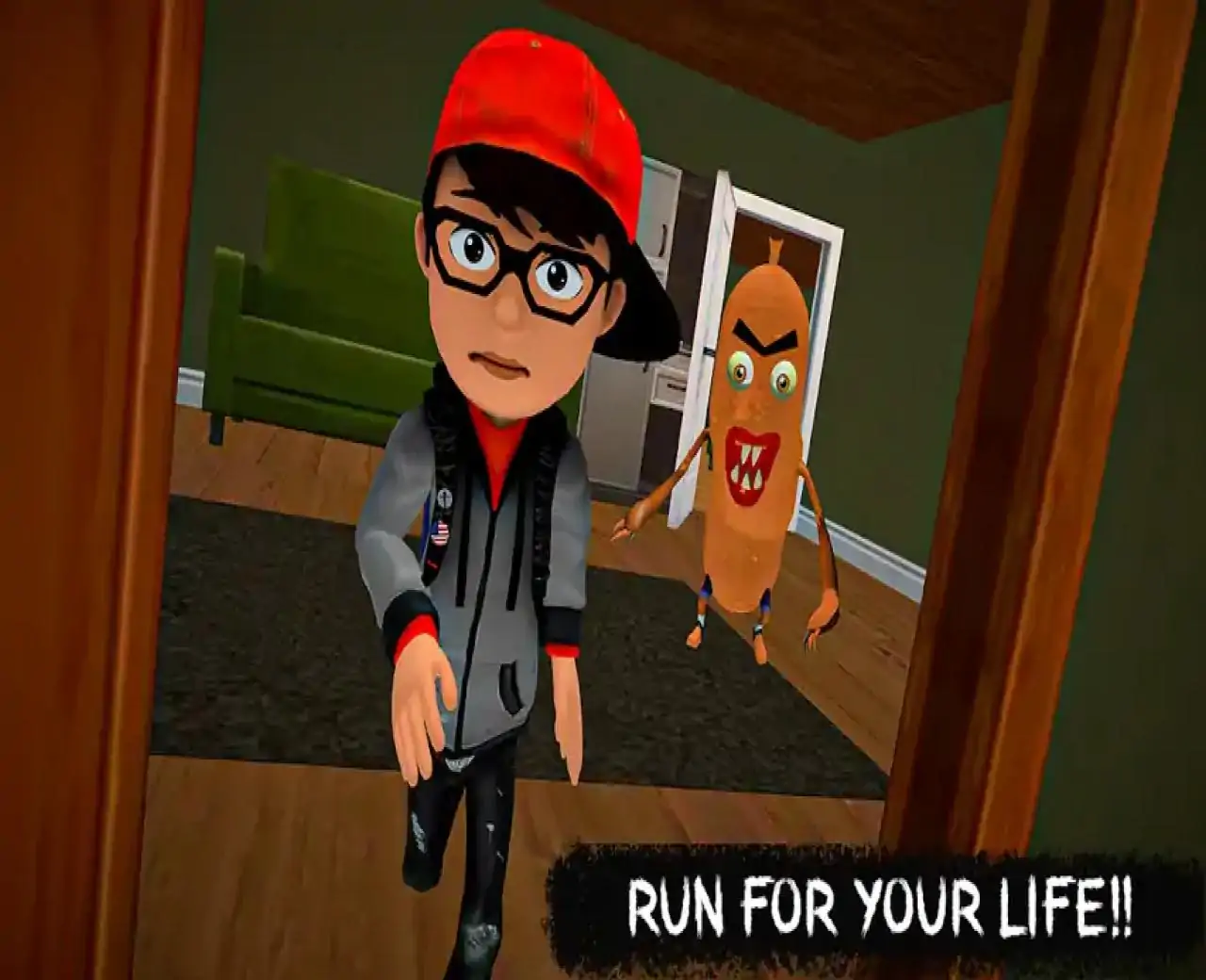 邪恶的香肠眼睛尖叫:鬼肉