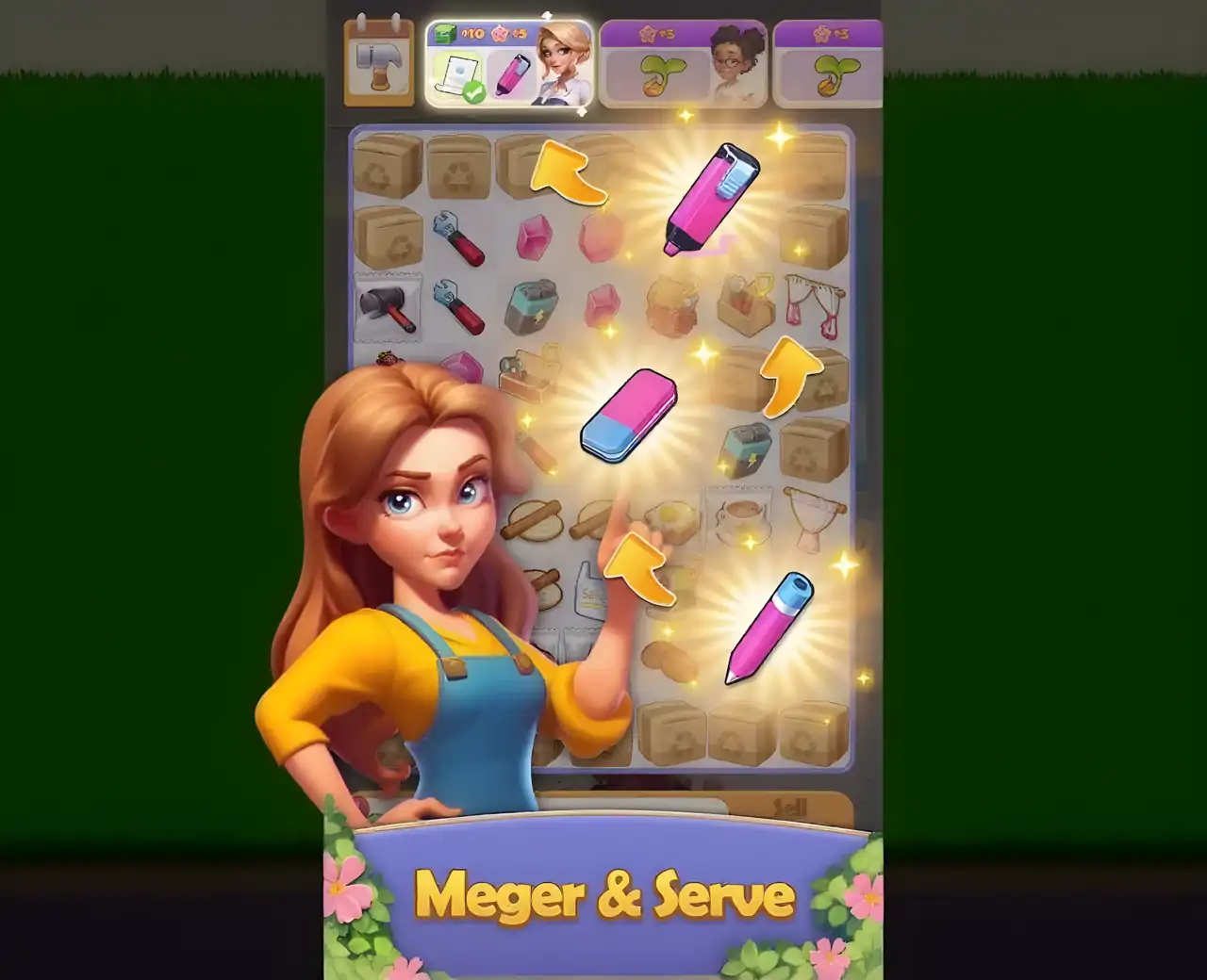 合并房间景观：装饰融合